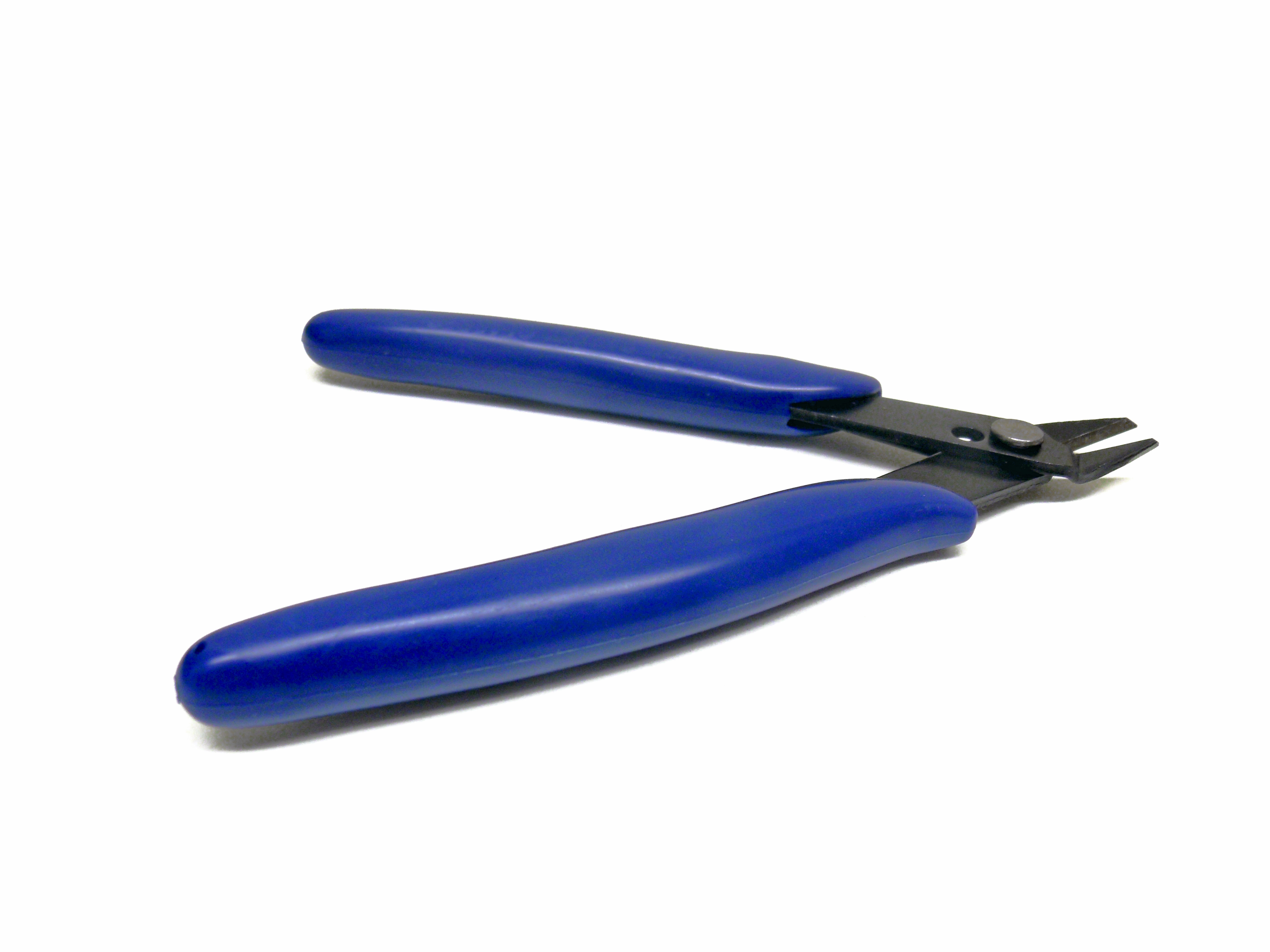 Blue handle stainless steel pliers photo