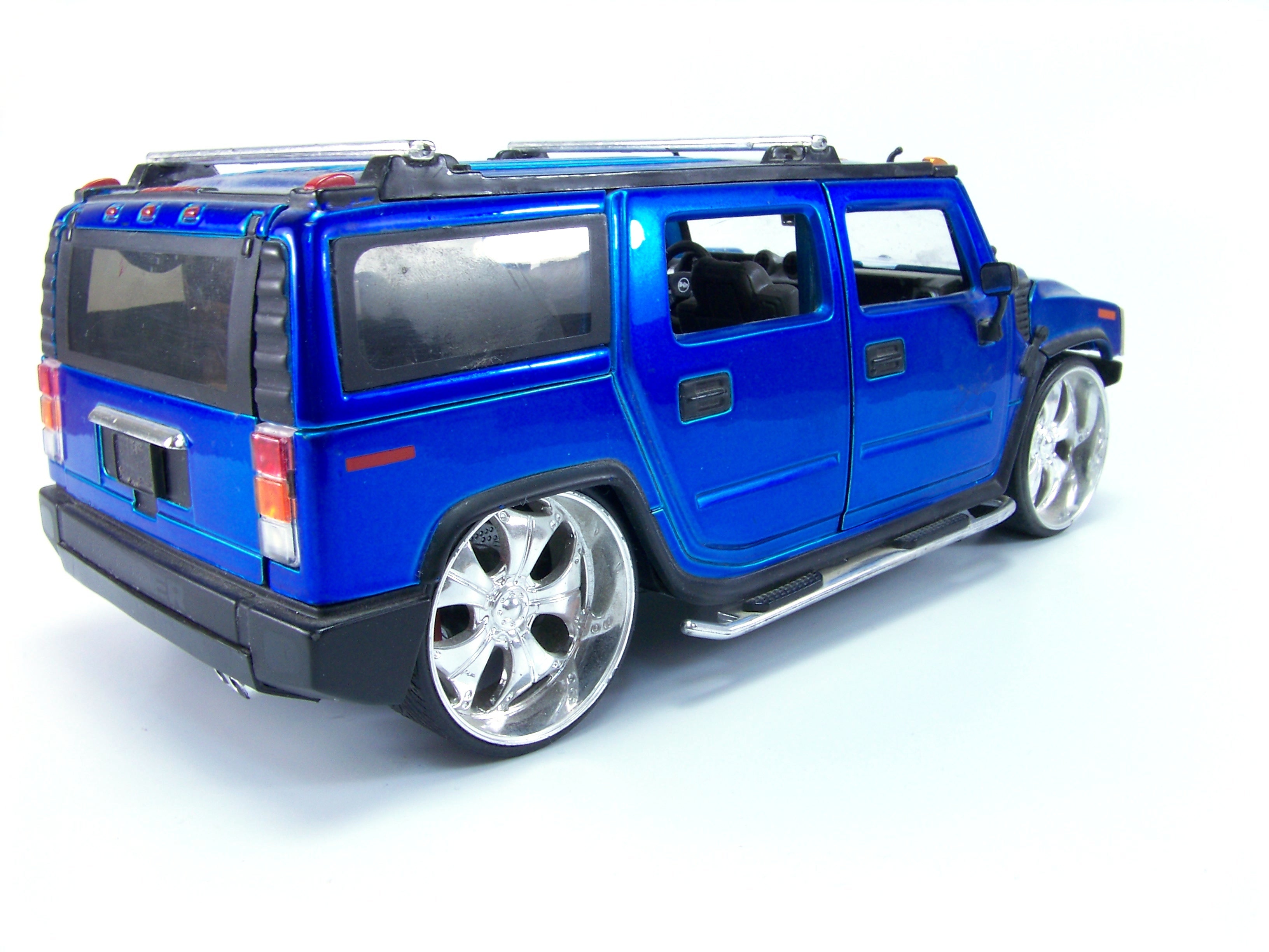 Blue hummer toy photo