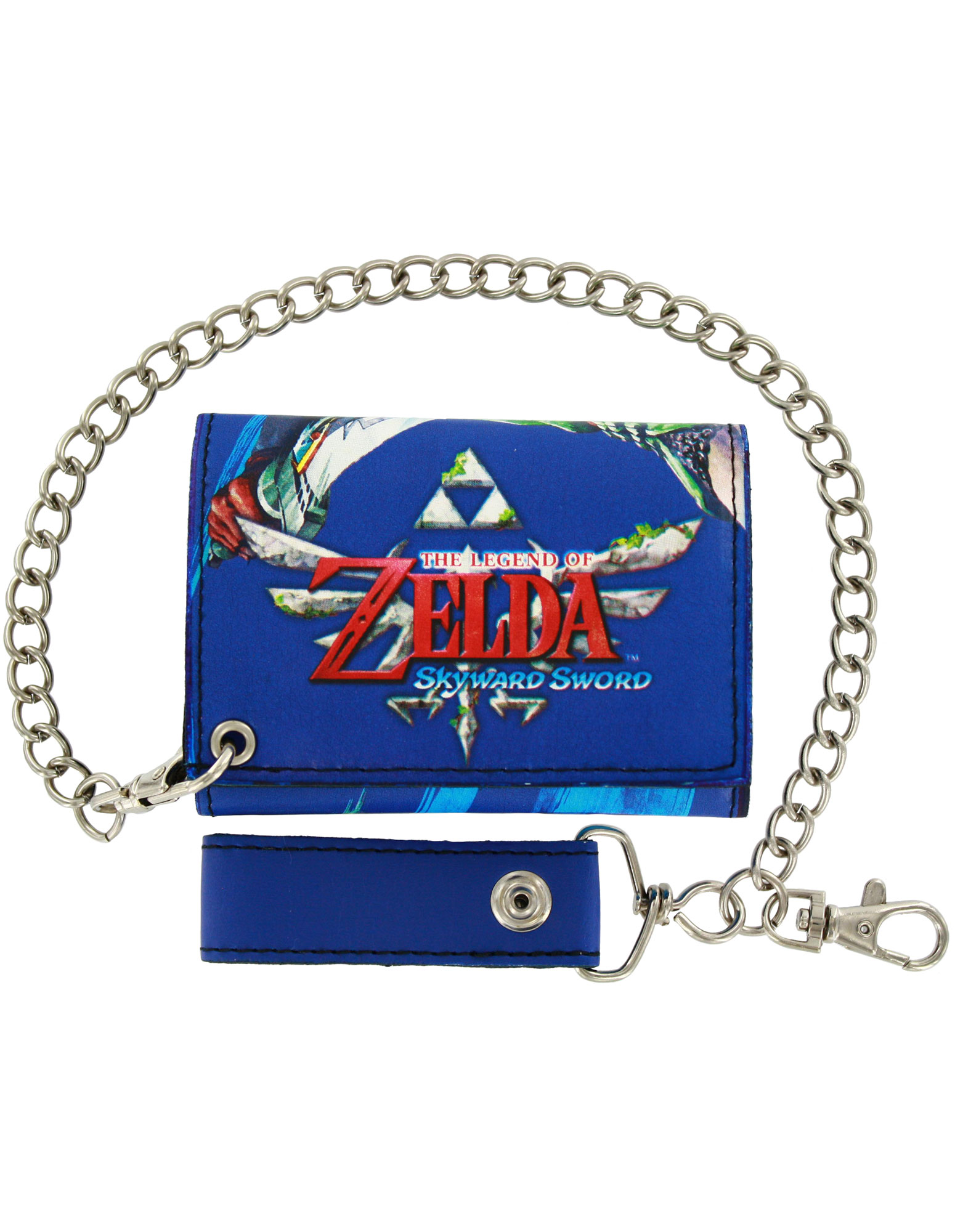 Zelda Wallet - Blue Key Art w/ Chain @Archonia_US