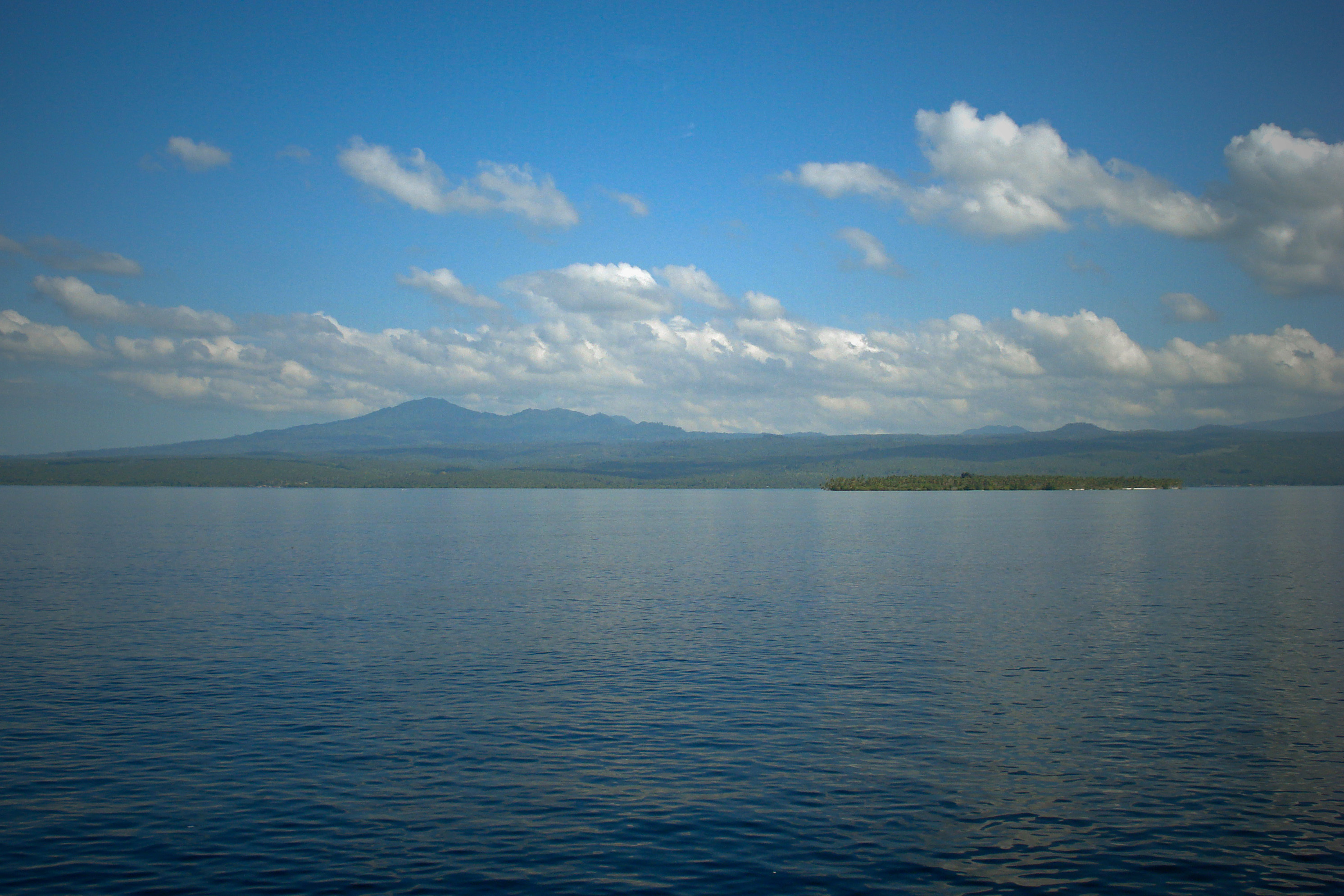 Blue landscape photo