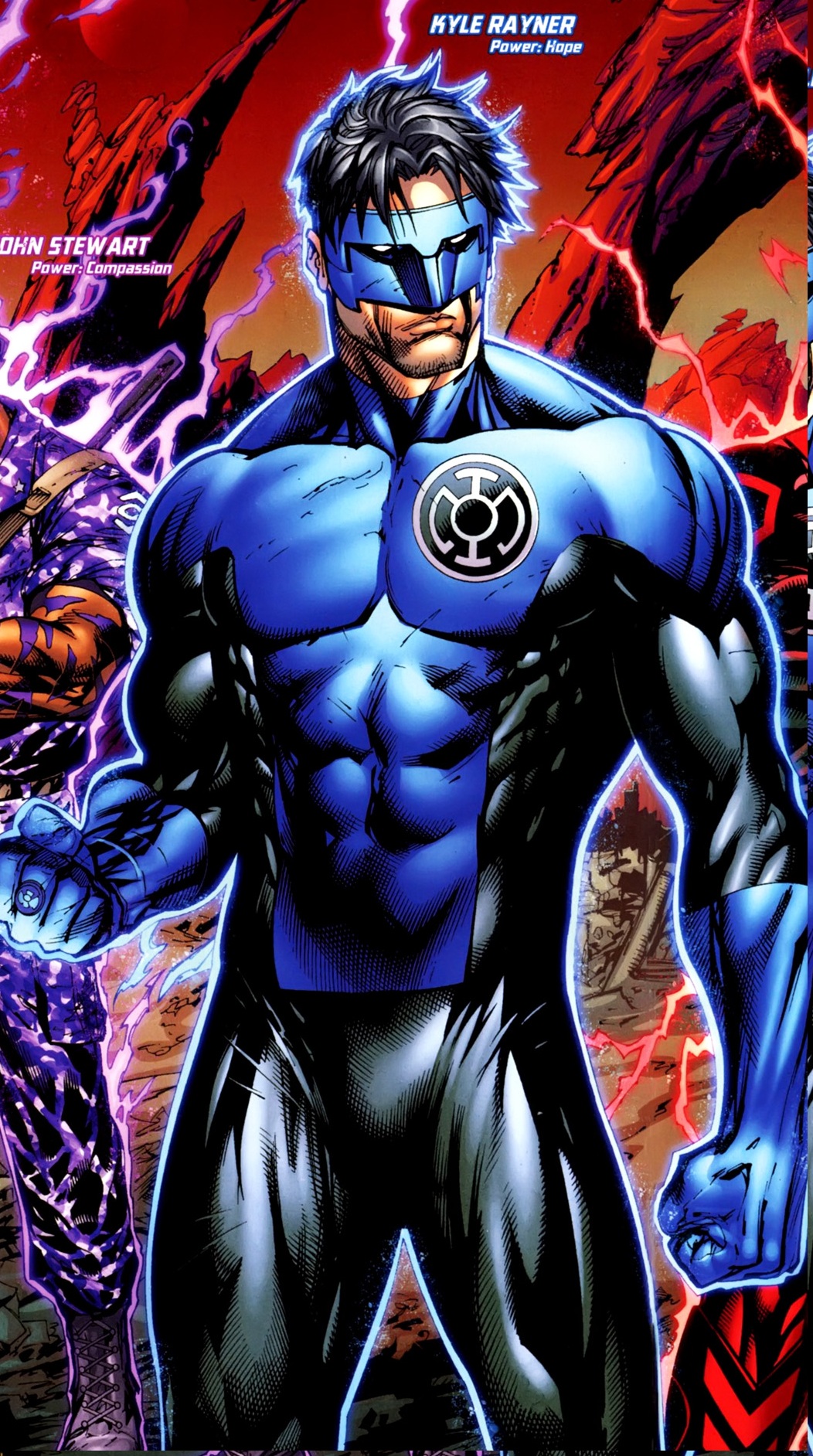 Image - Blue Lantern Kyle Rayner 001.jpg | DC Database | FANDOM ...