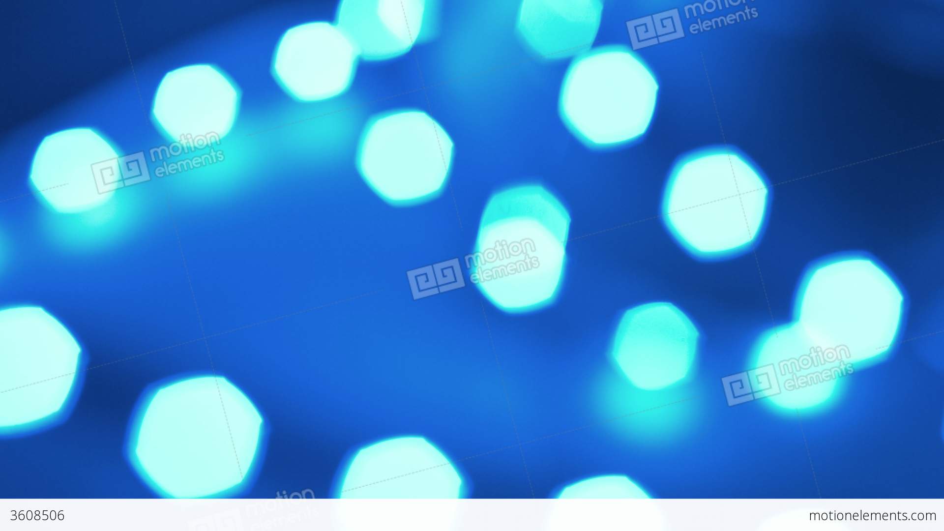Bokeh Effect, Blurred Blue Lights 4k Stock video footage | 3608506