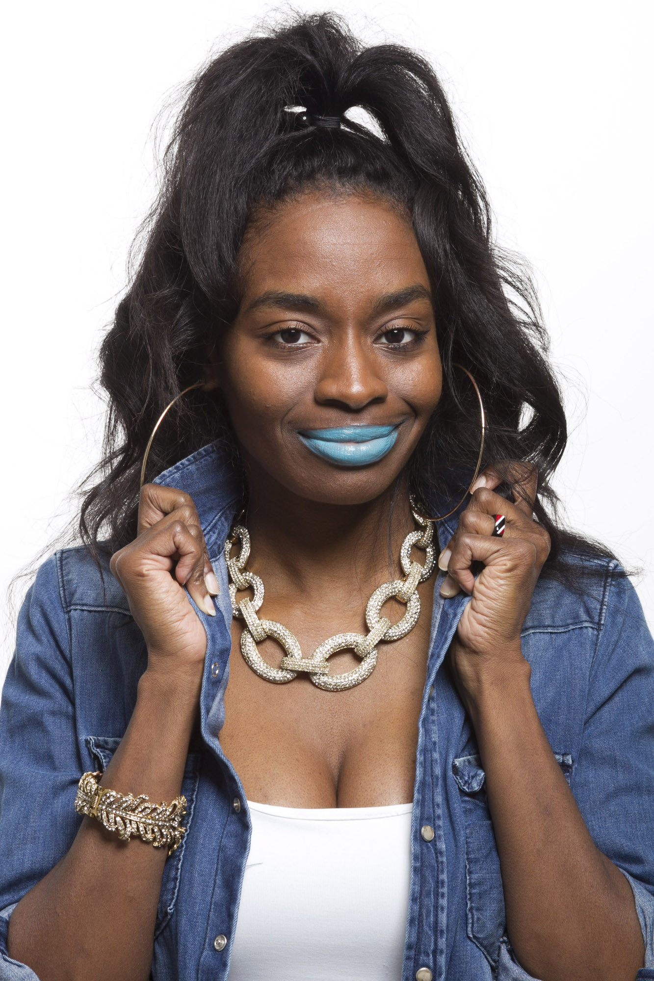 Here's what happens when you wear blue lipstick | New York Post