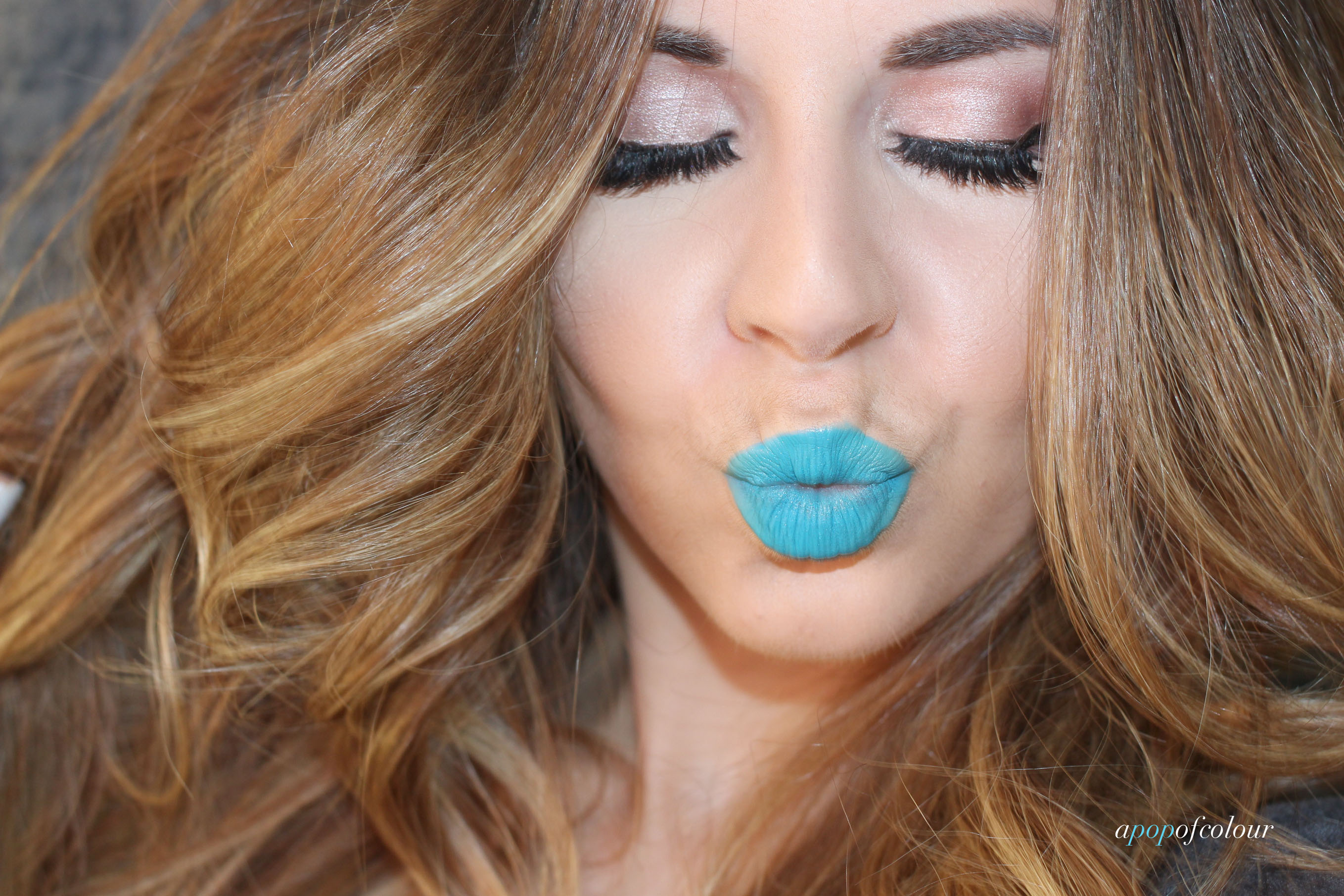 Feeling blue... How to wear blue lipstick - A Pop of Colour