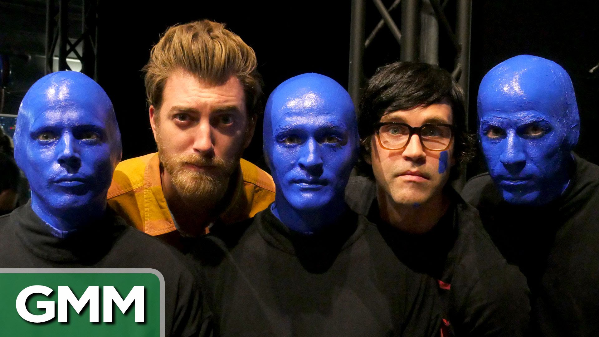 Rhett & Link Join Blue Man Group - YouTube