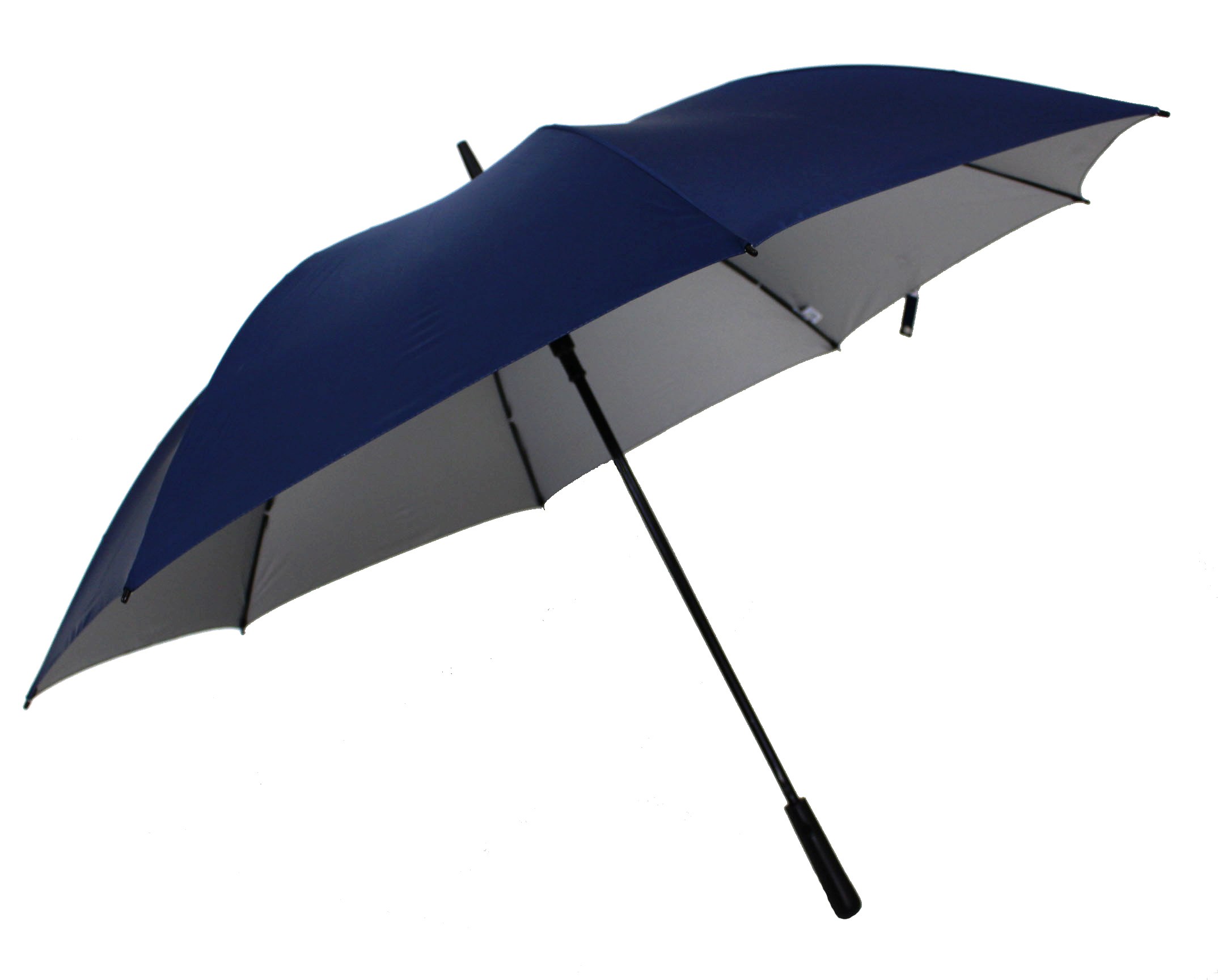Golf Auto Open Blue Umbrella - UV Protected
