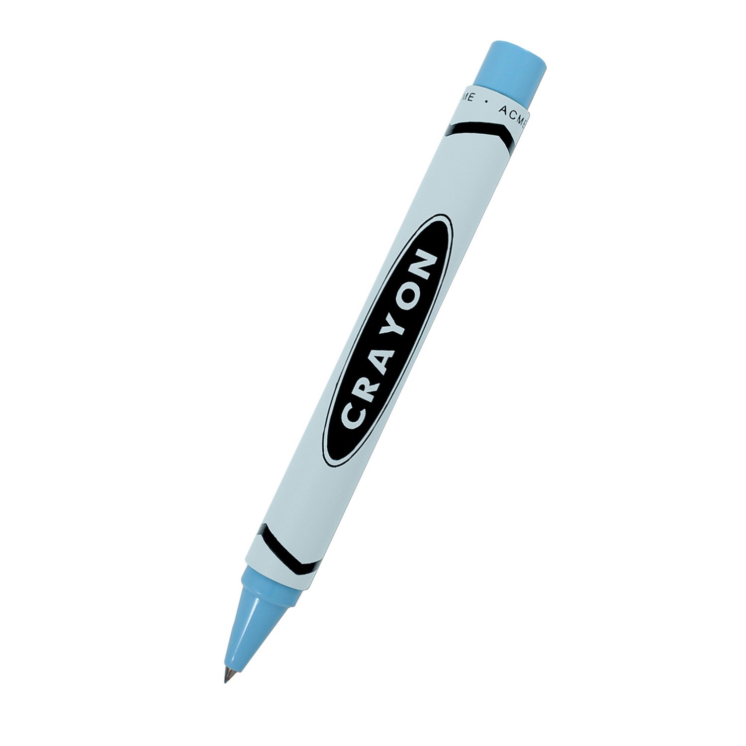 Acme Adrian Olabuenaga Crayon Light Blue Retractable Rollerball Pen ...