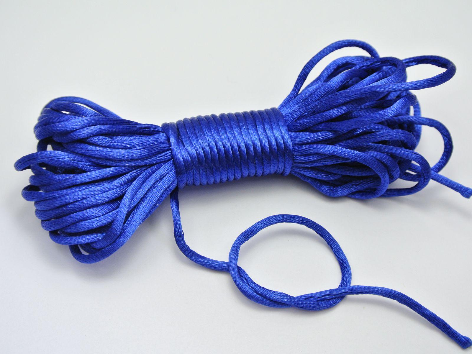 10 Meters Royal Blue Chinese Knot Cord Necklace Knot RATTAIL Thread ...