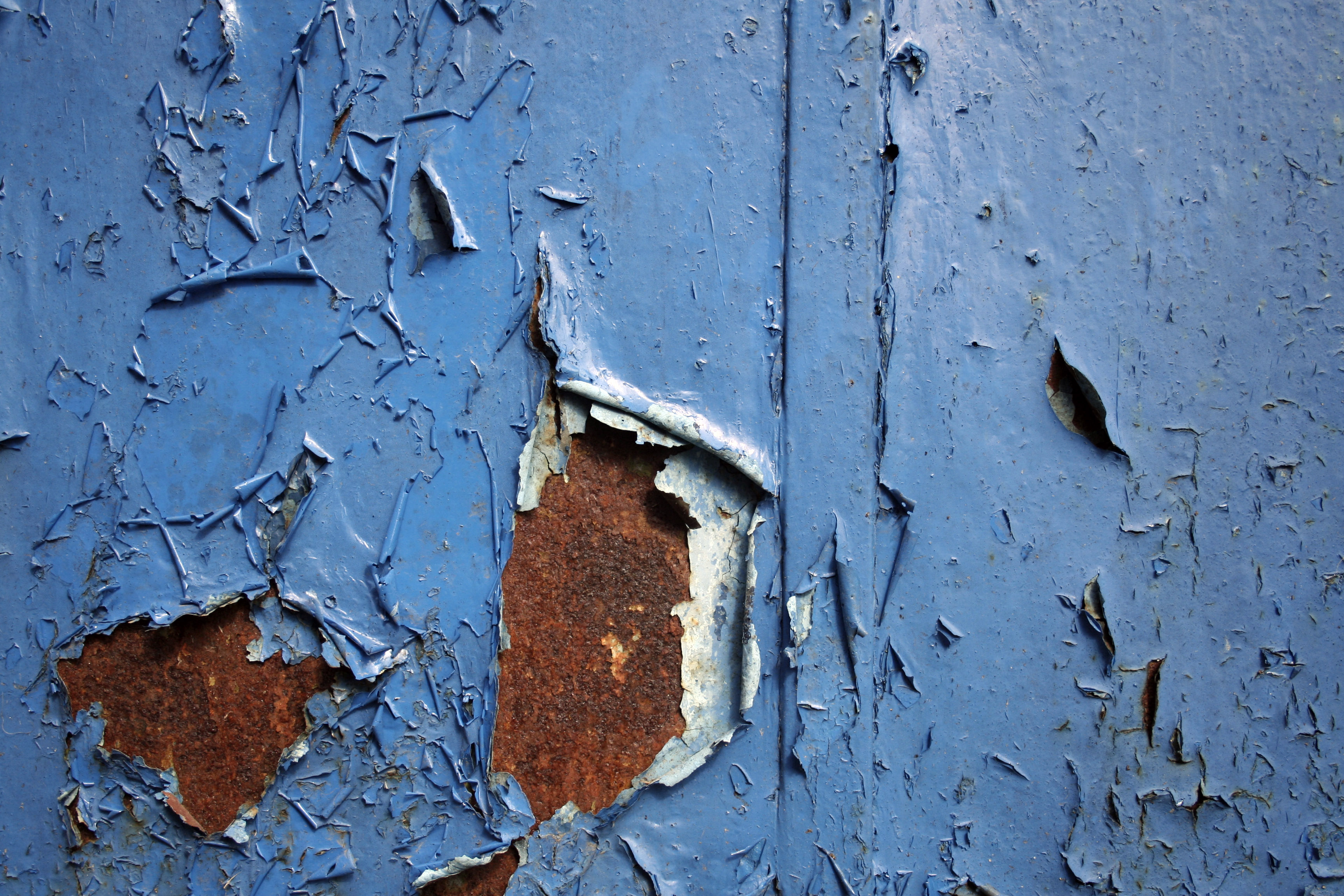 Blue metal texture with rust | Textures for photoshop free