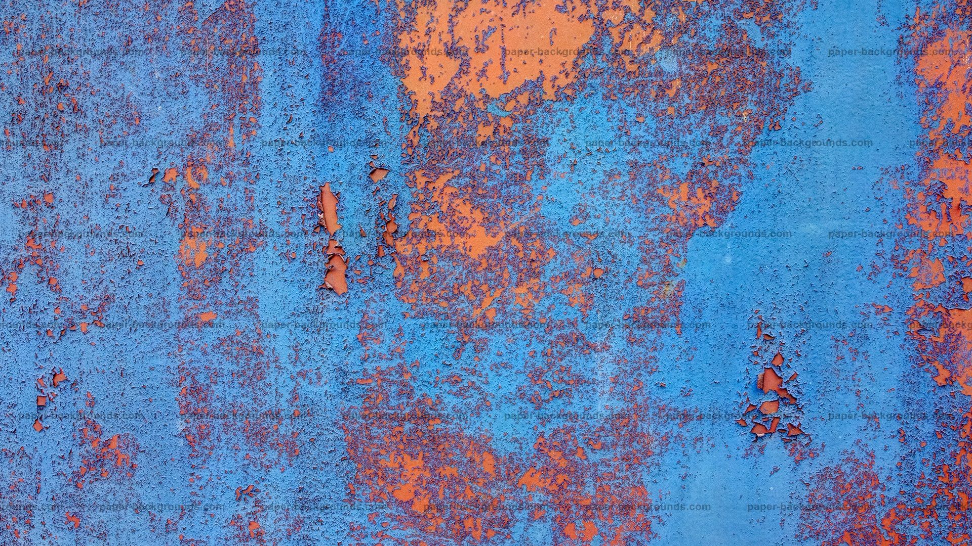 Blue Orange Rugged Rusty Metal Texture HD | Paper Backgrounds ...