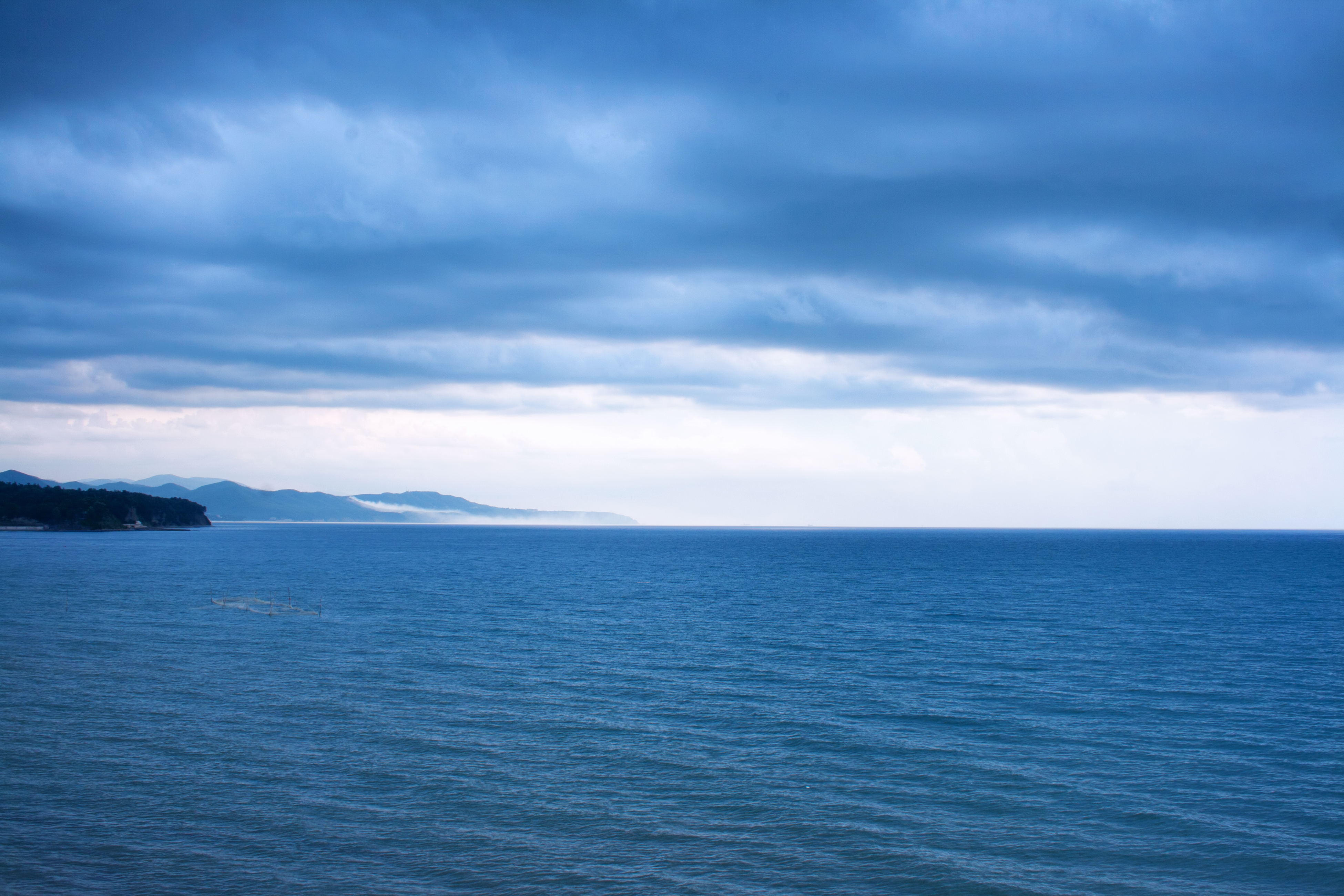 Blue sea photo