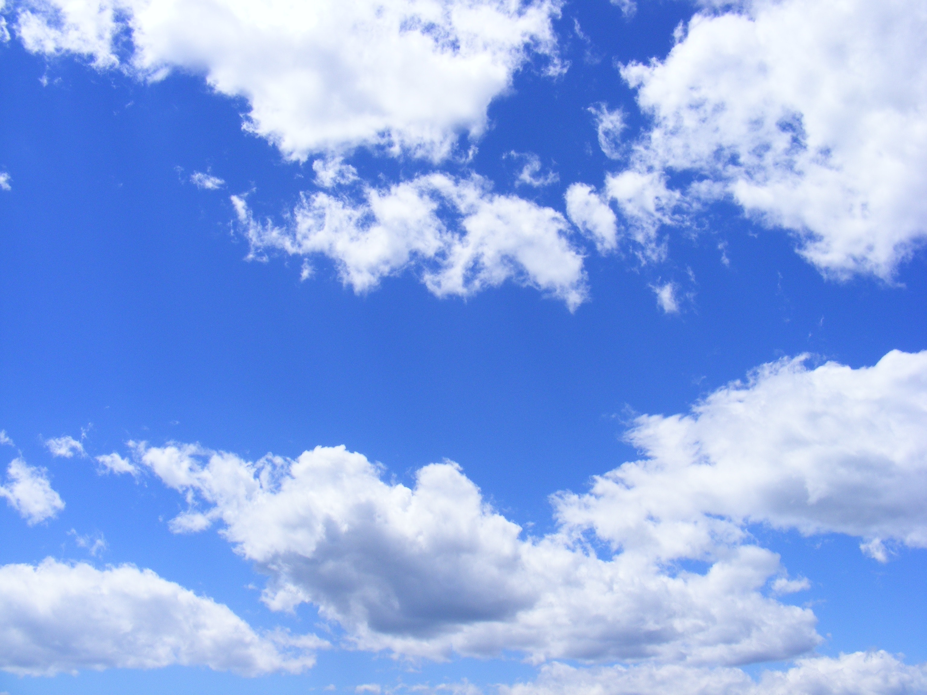 Blue Skies, Blue, Clouds, Day, Nature, HQ Photo