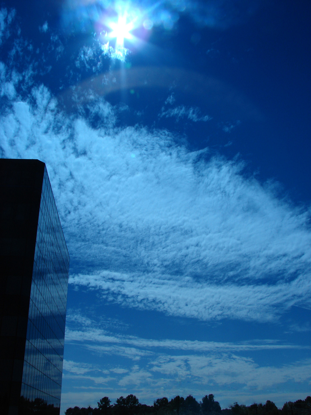 Blue Skies at the Office, Blue, Bspo06, Building, City, HQ Photo