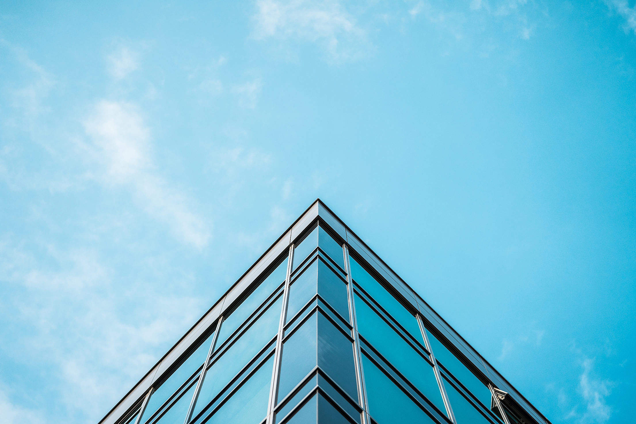 Business Skyscraper Office Building and Blue Sky Free Stock Photo ...