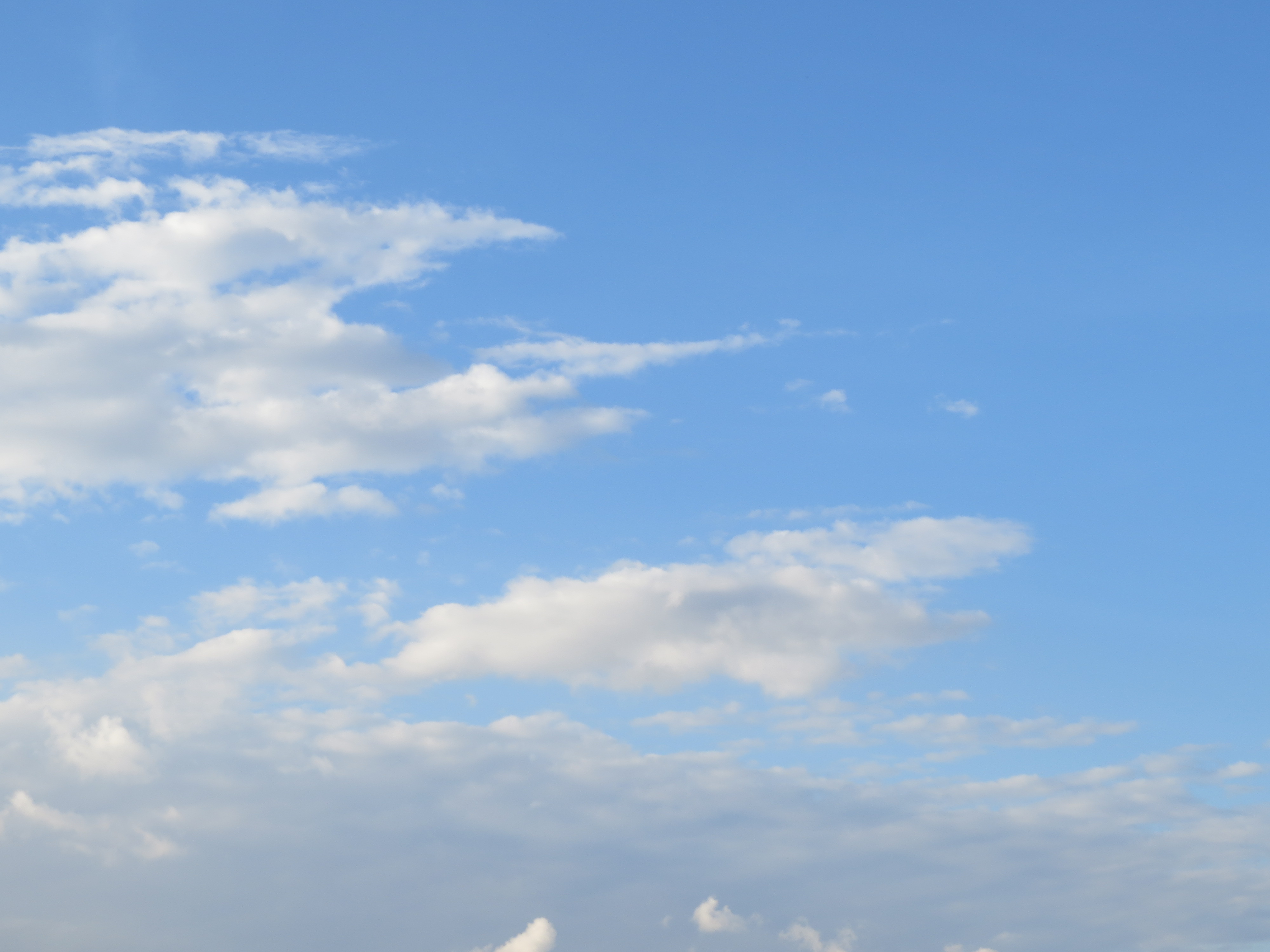 Blue Sky, Blue, Clouds, Day, Light, HQ Photo