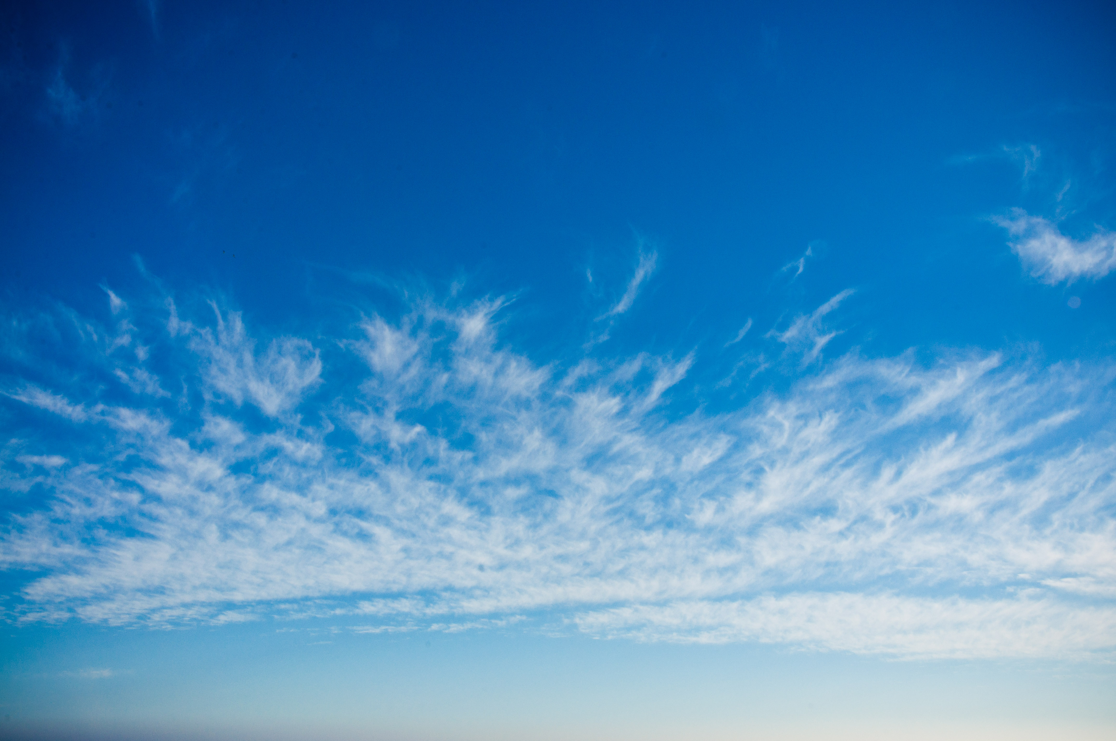 Blue sky, Air, Blue, Cloud, Clouds, HQ Photo