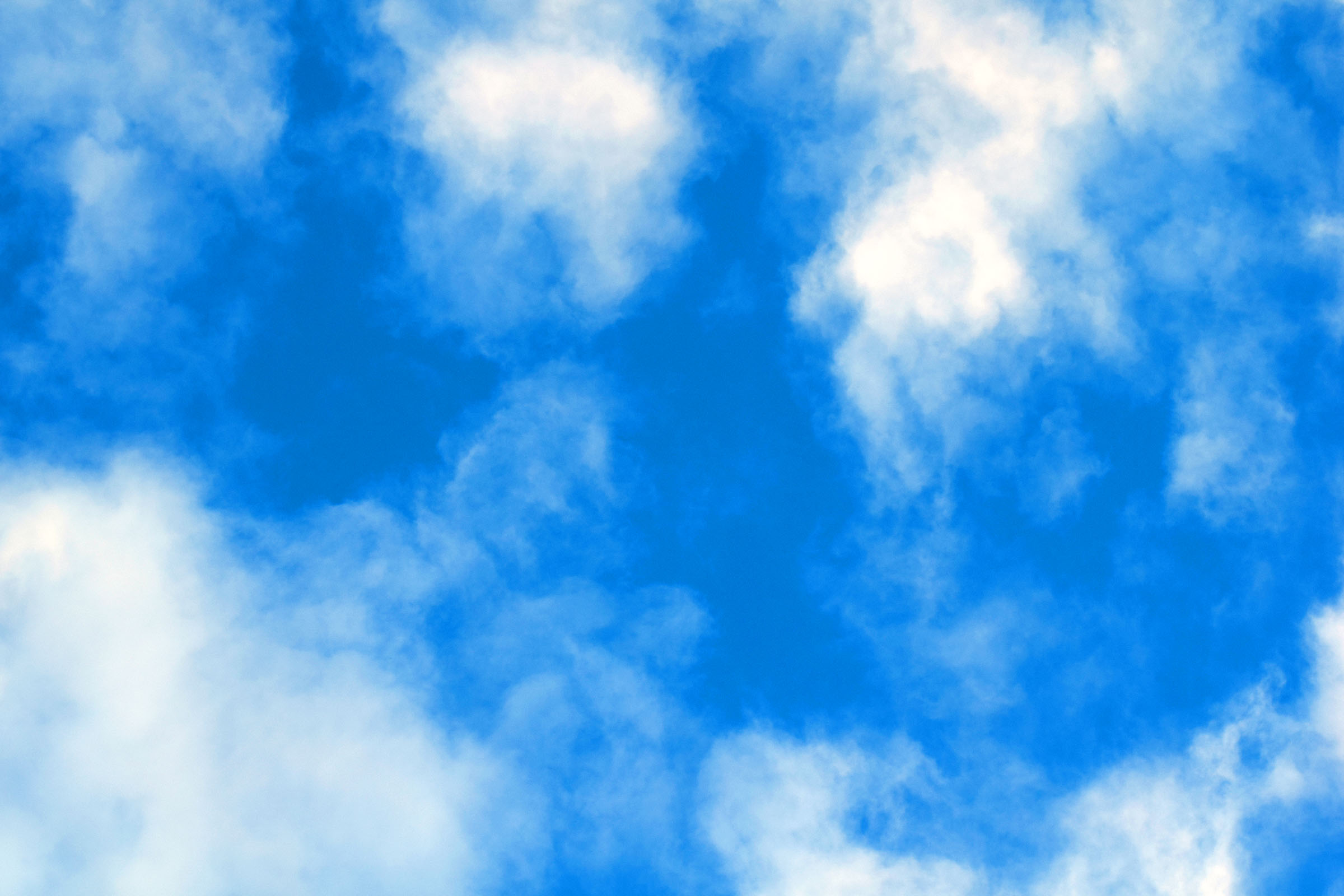 Blue sky - White clouds, Blue, Bright, Clouds, Sky, HQ Photo