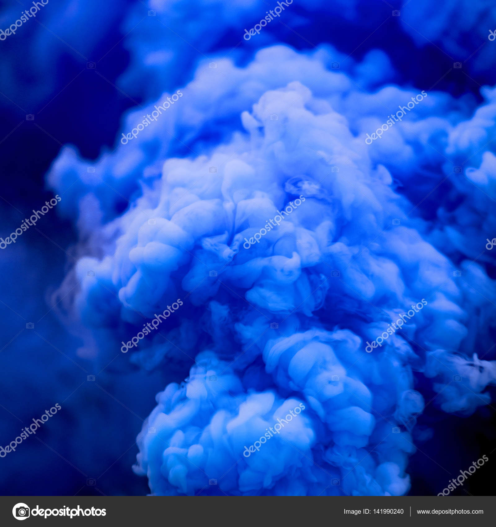 Blue smoke. dense smoke screen — Stock Photo © Baranov_Evgenii ...