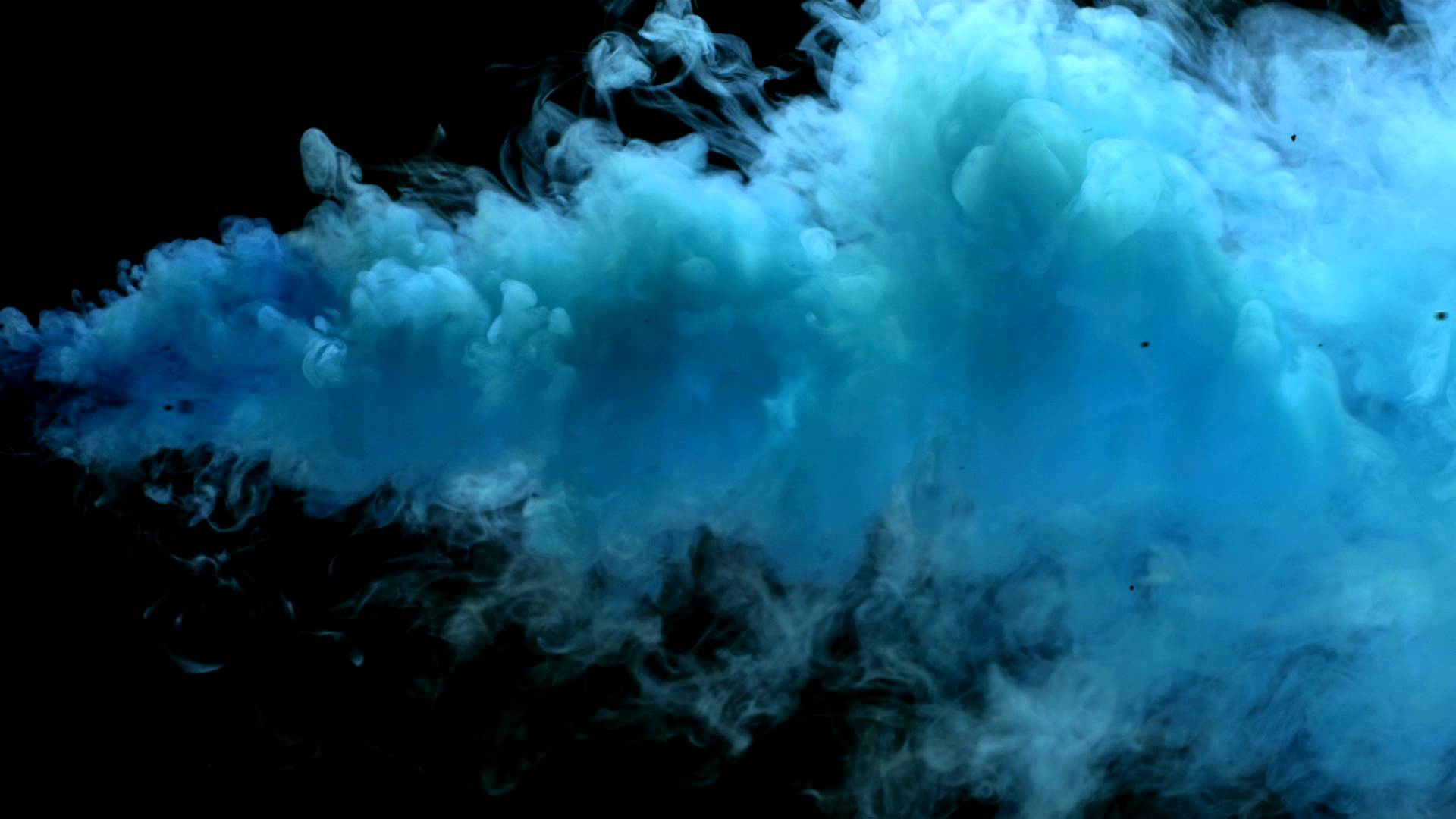 HD particles Smoke Blue - YouTube