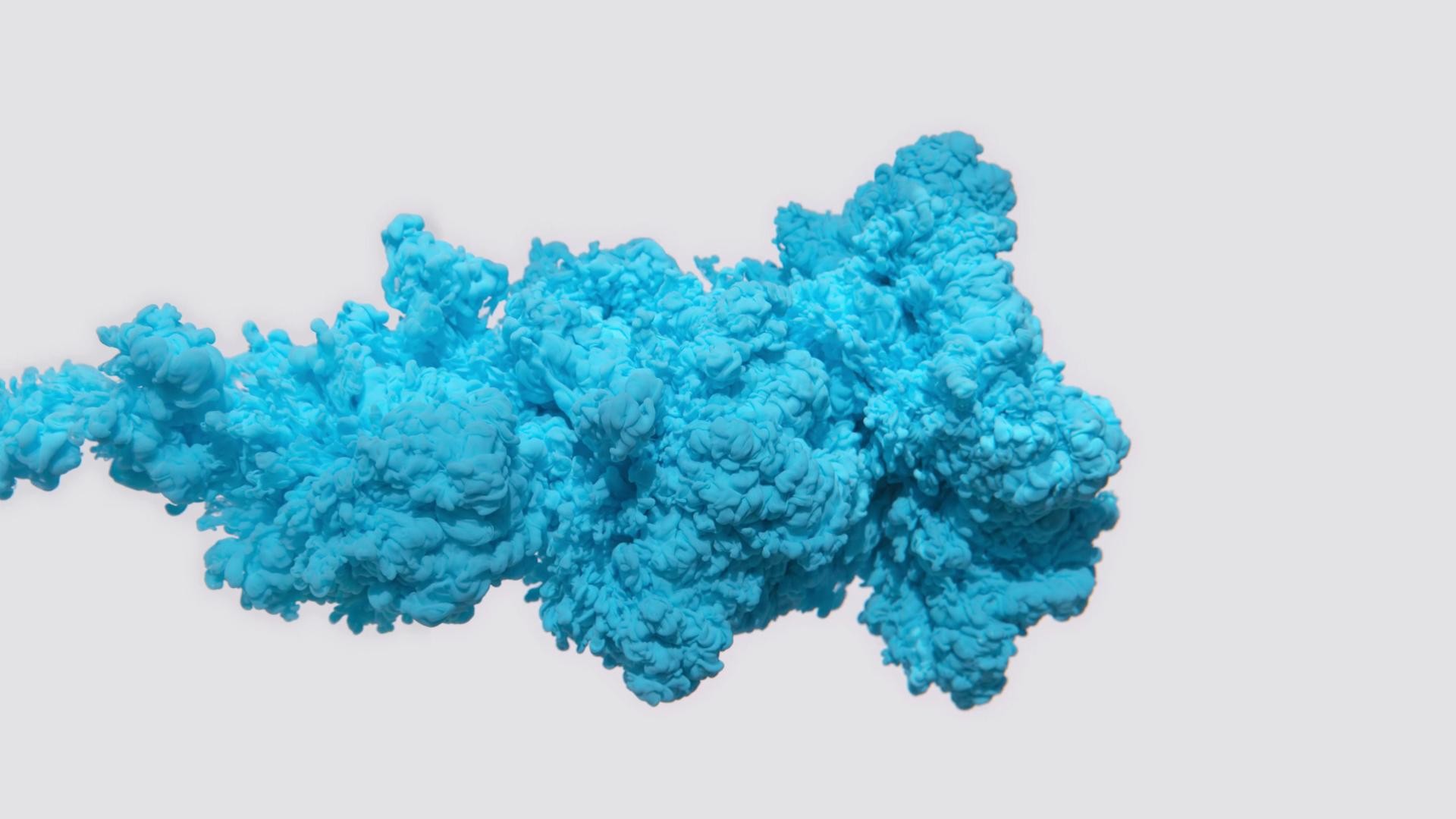 Image - 3D-graphics Clot blue smoke on a black background 100396 ...