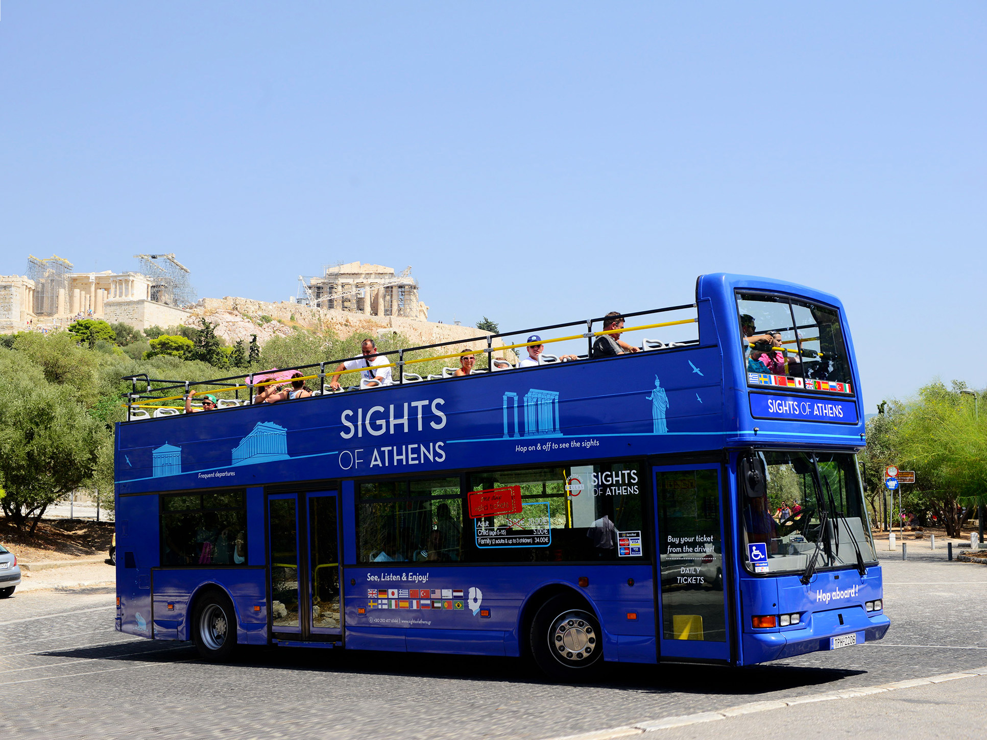 Athens and Piraeus Sightseeing Hop On Hop Off 2-Day Bus Ticket - Athens