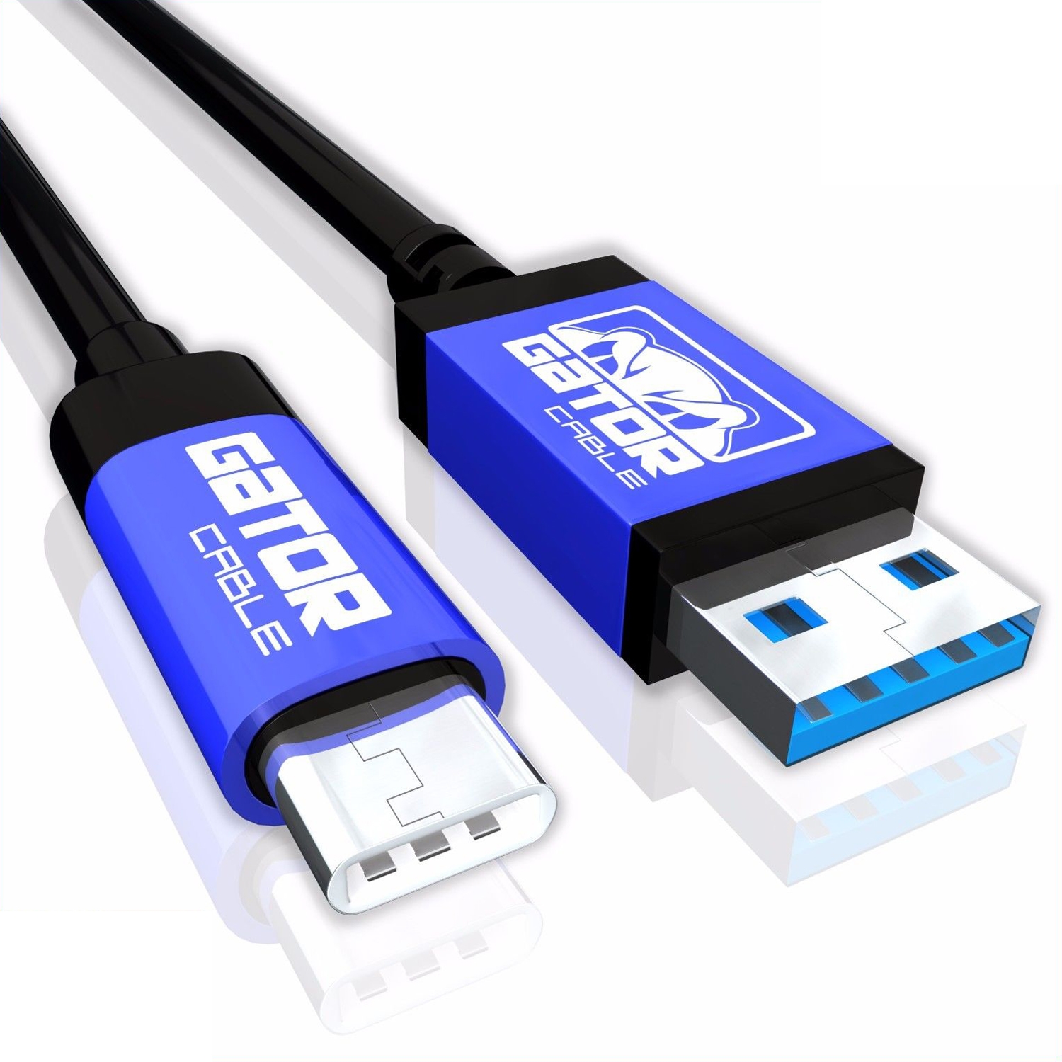 Gator Cable Type C USB Cable Blue - 6 feet