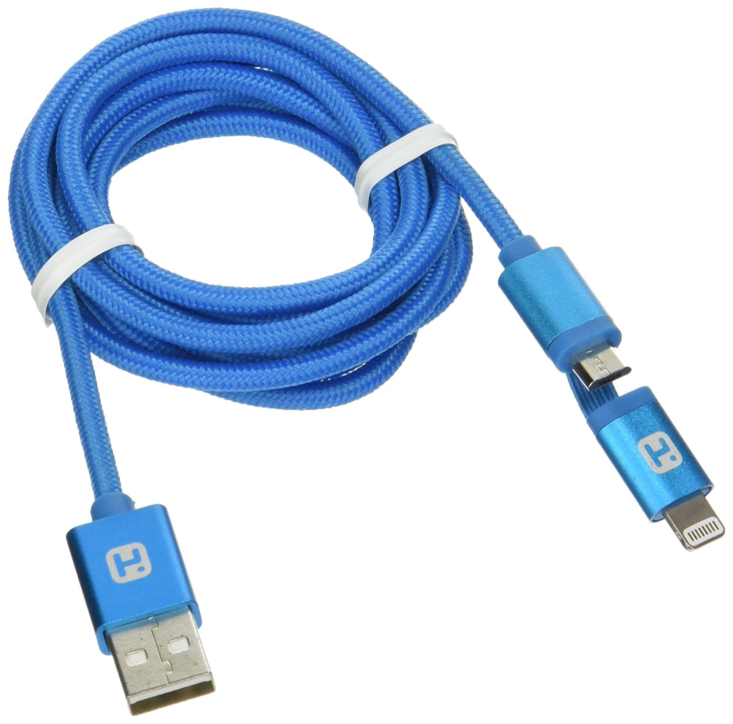 Amazon.com: iHome Micro USB Cables for Universal - Blue: Cell Phones ...