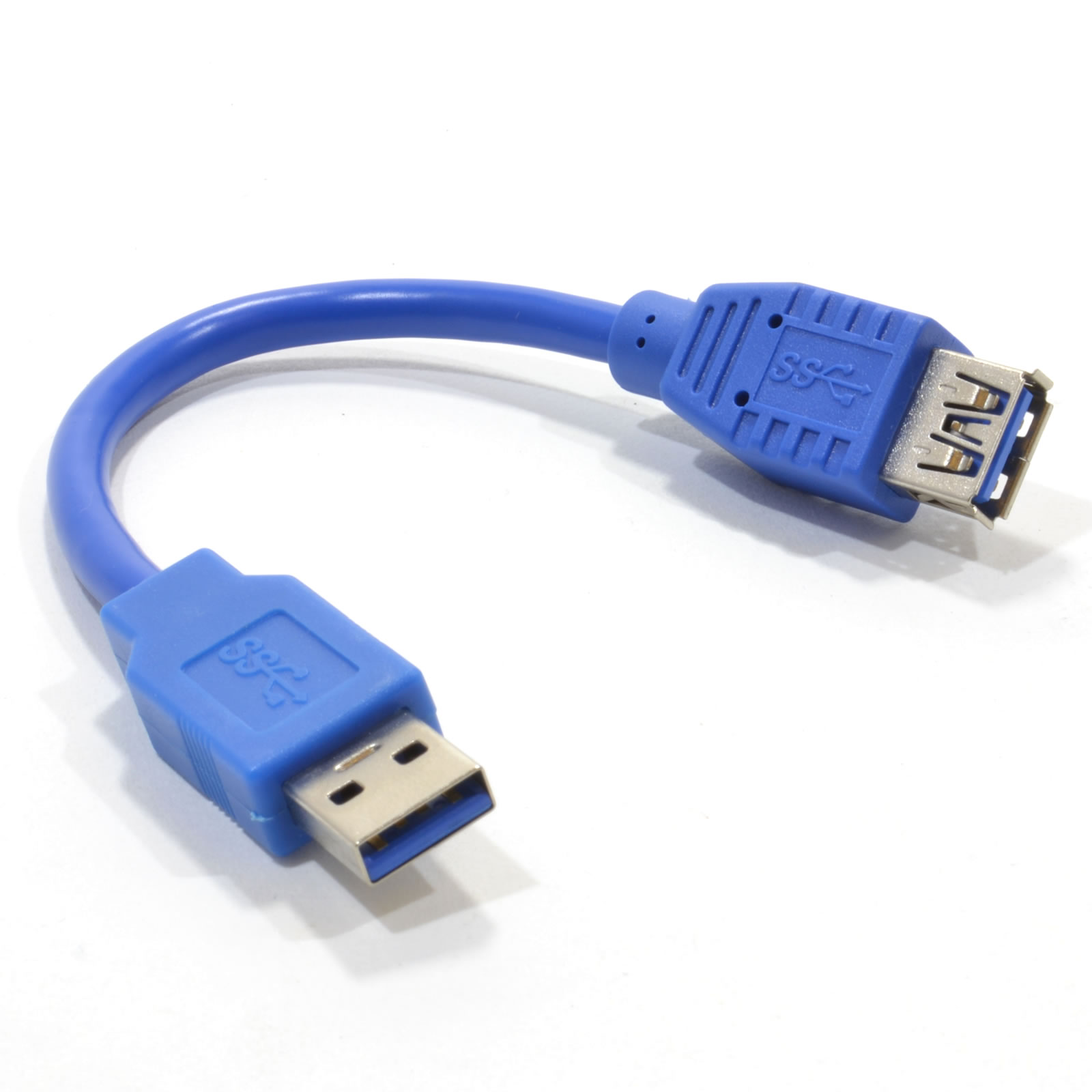 USB 3 SuperSpeed Extension Cable Type A Male to Female BLUE 0.15m ...