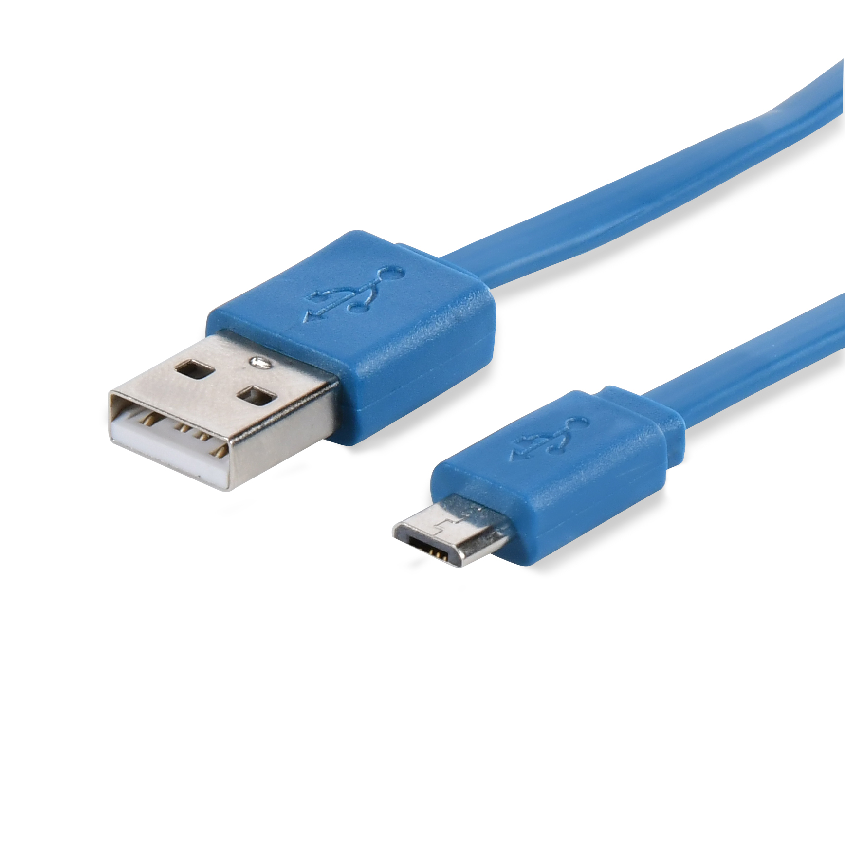 ONN Sync and Charge Cable with Micro-USB connector, 3.5 Feet, Blue ...