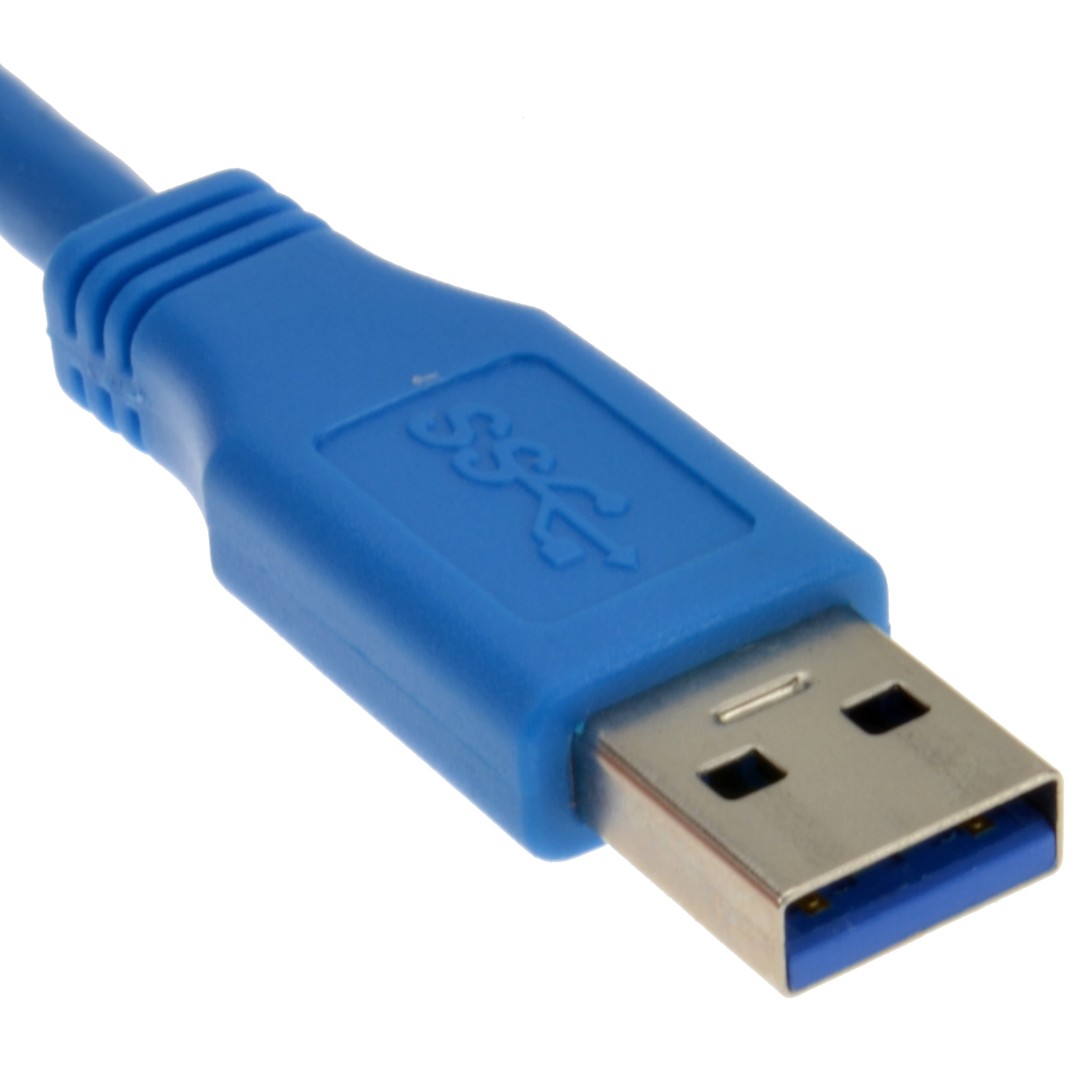 USB 3.0 SuperSpeed Cable Type Plug A to Type B Plug BLUE 1.5m - U3B ...