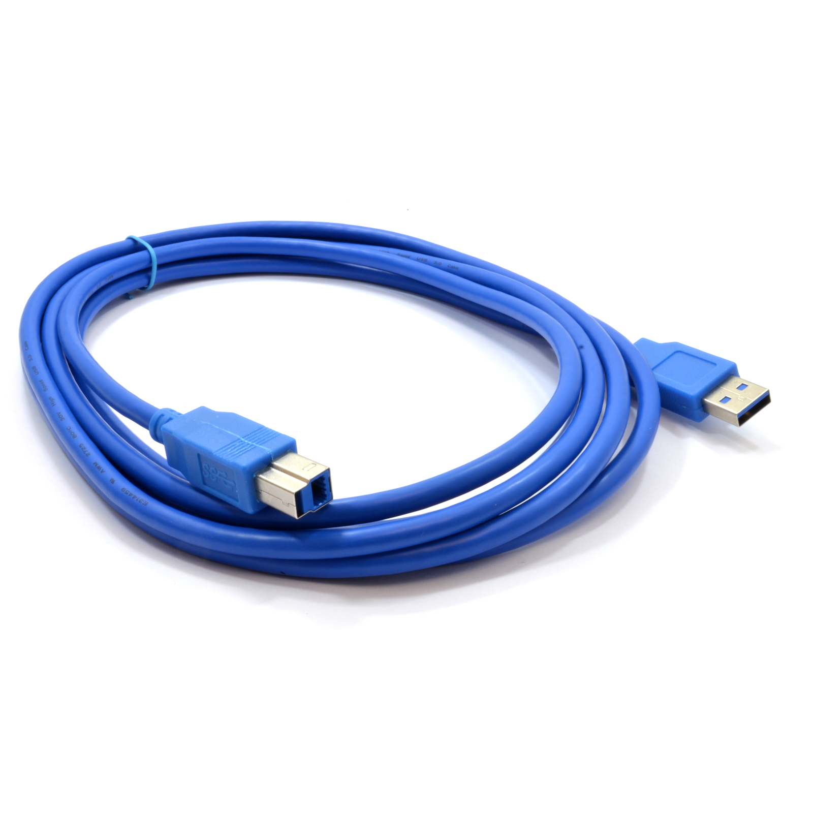 USB 3.0 SuperSpeed Cable Type Plug A to Type B Plug BLUE 3m - USB3 ...