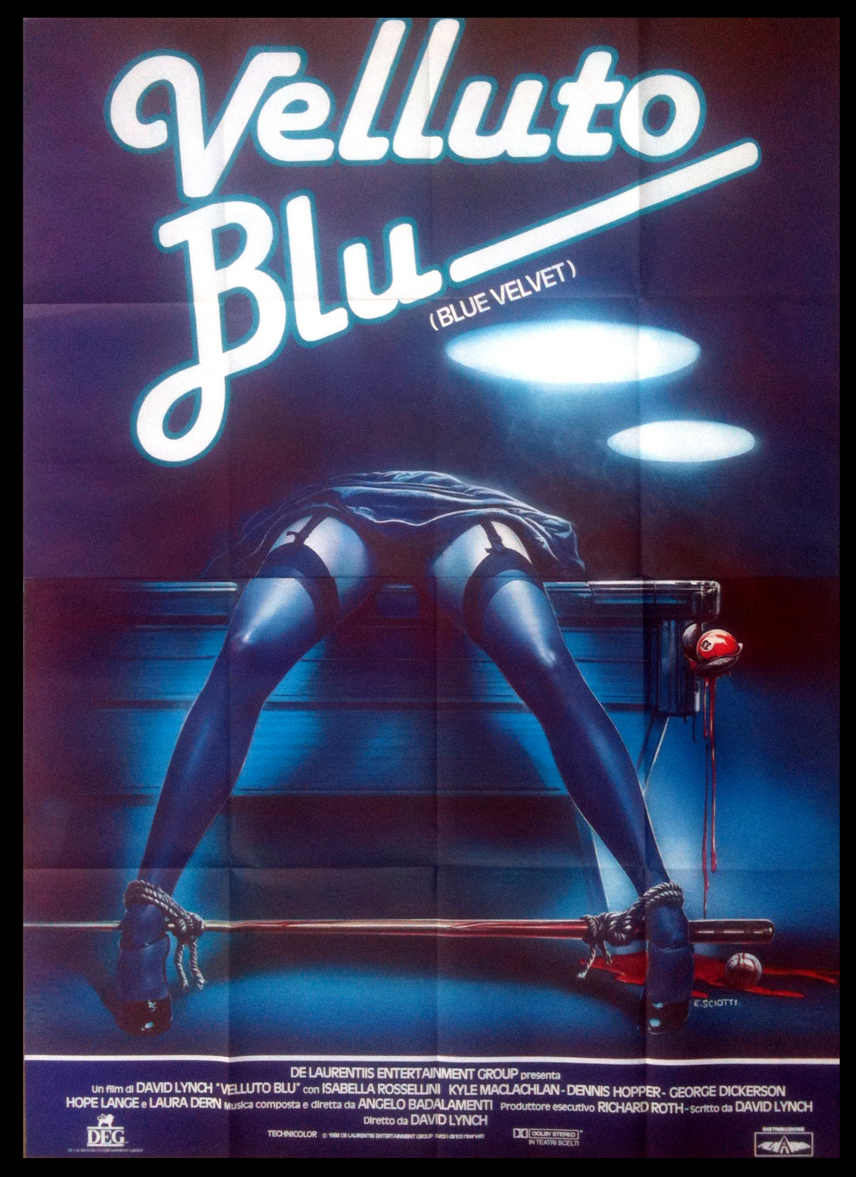 BLUE VELVET Movie Poster -