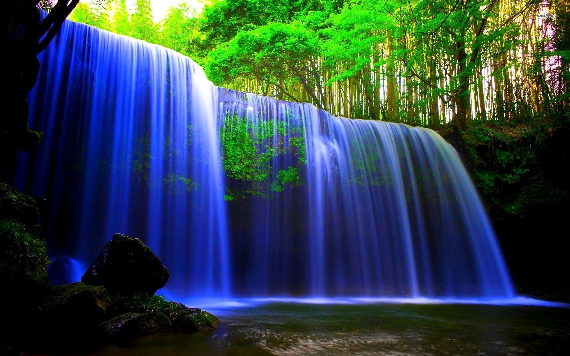 blue waterfalls - Google Search | Nature | Pinterest | 3d wallpaper