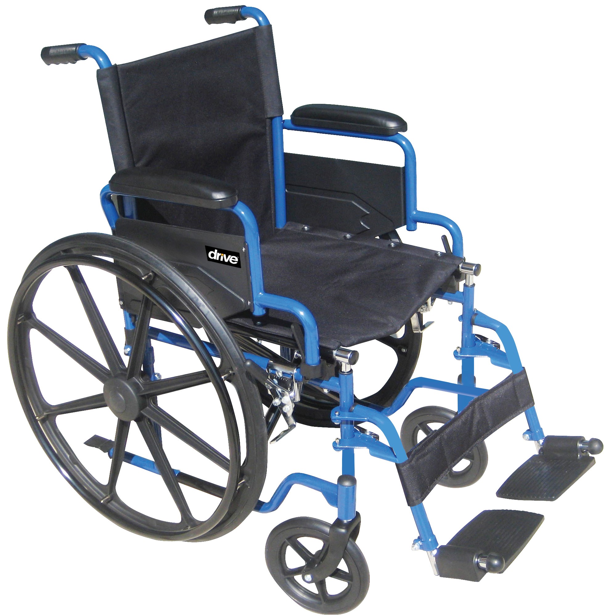 Blue Streak Wheelchair with Flip Back Desk Arms - Standard ...
