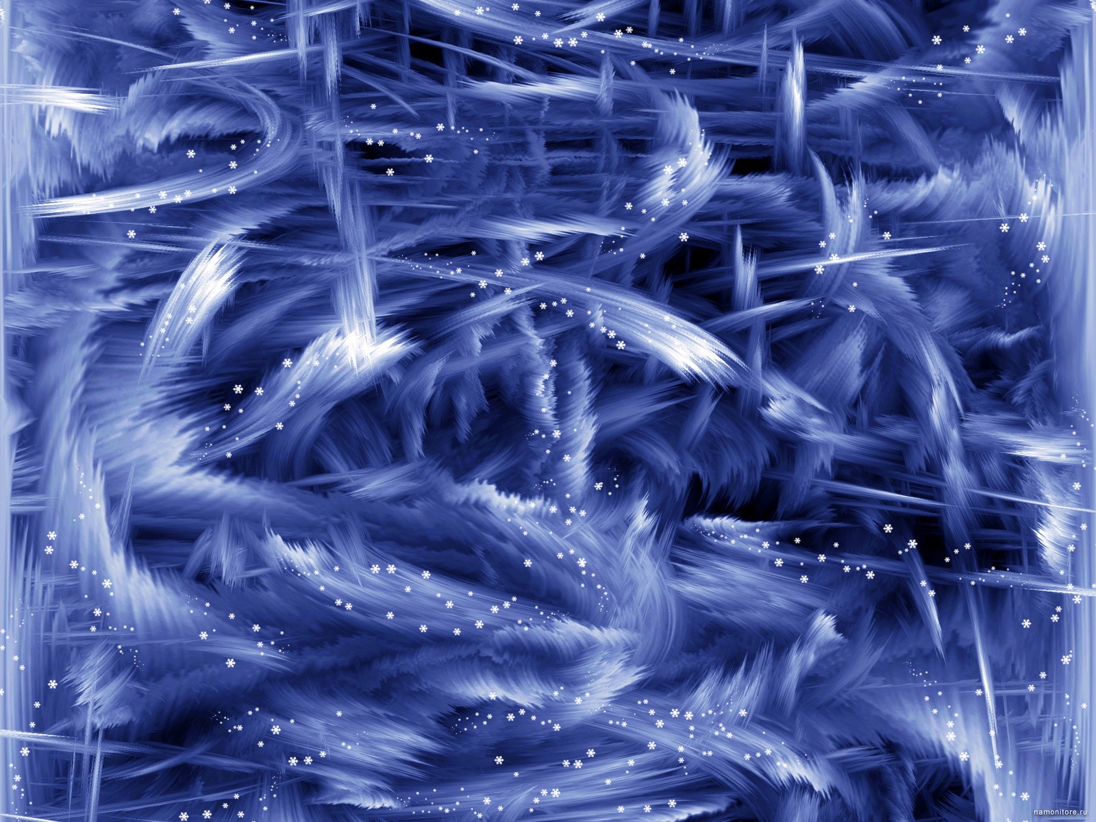 Ice whirlwind, abstraction, dark blue, drawed, lilac 1600x1200 ...