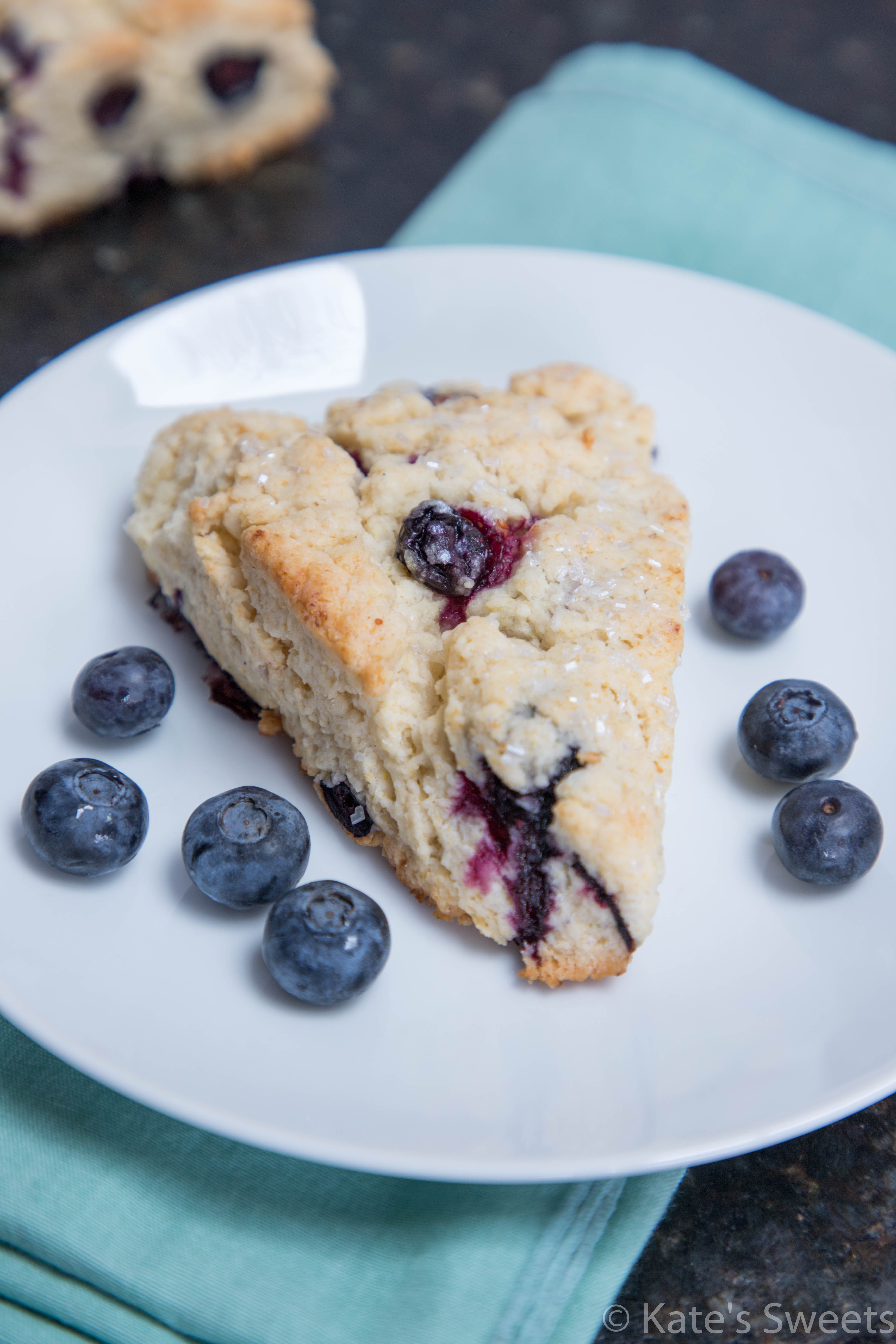 Homemade Blueberry Scones - Kate's Sweets