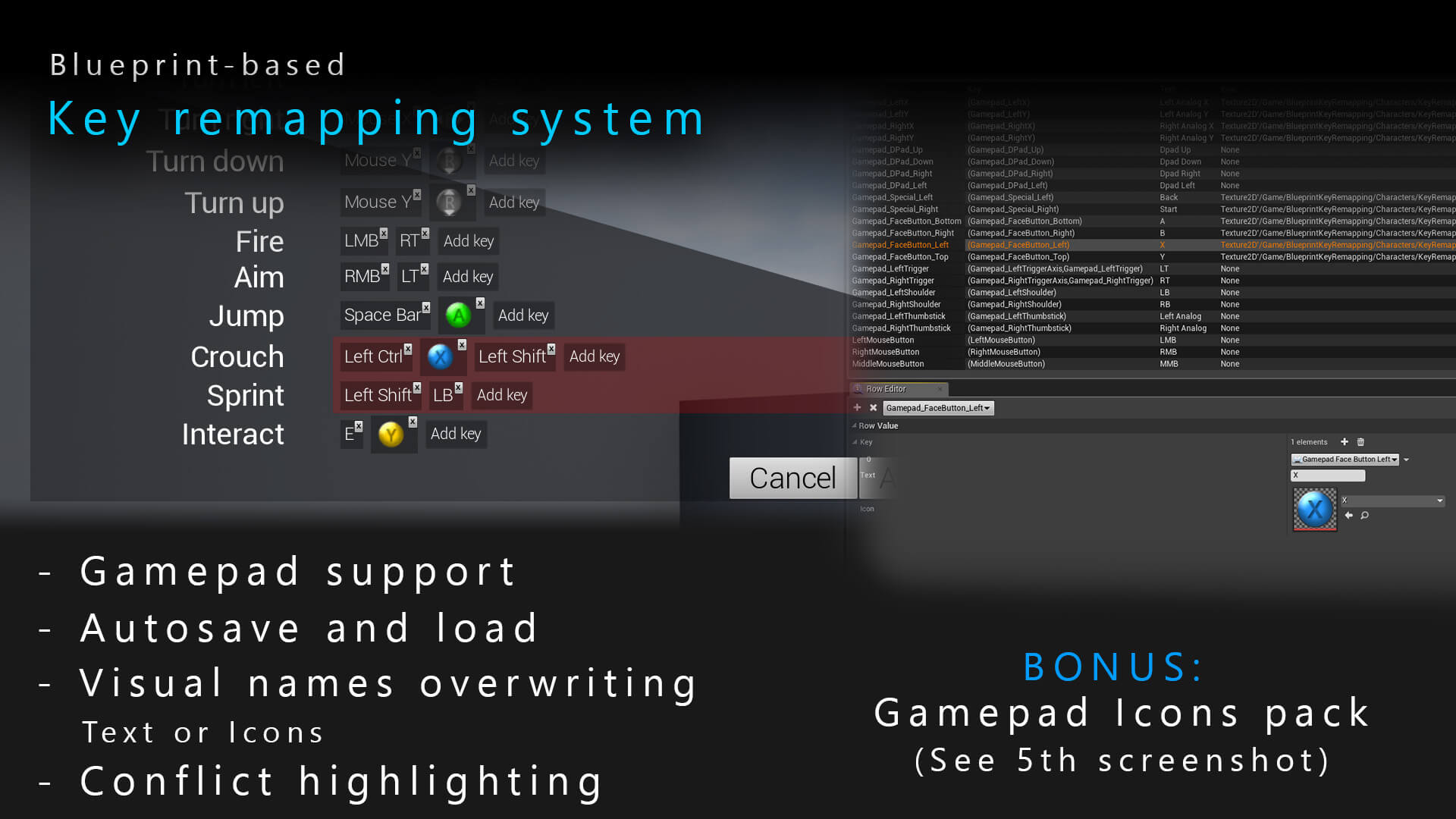 Blueprint Key Remapping System by Flakky in Blueprints - UE4 Marketplace