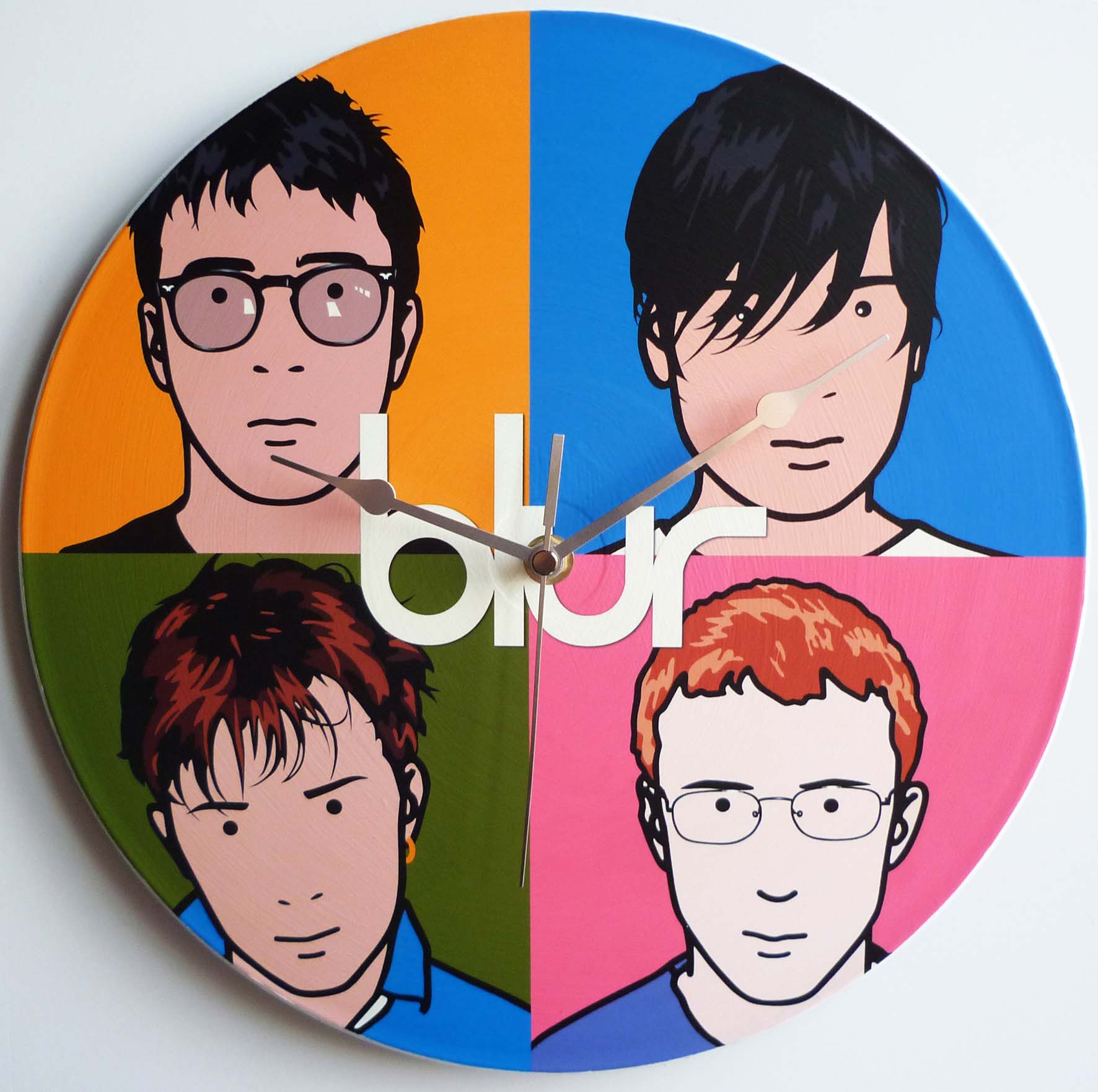 Blur – Best Of' – 12″ Vinyl Record Wall Clock | The Records Ticking