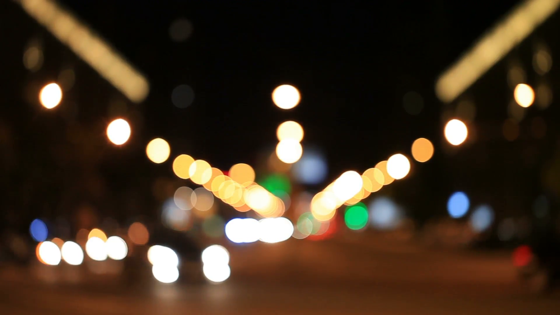 Evening traffic. The city lights. Motion blur. Abstract background ...