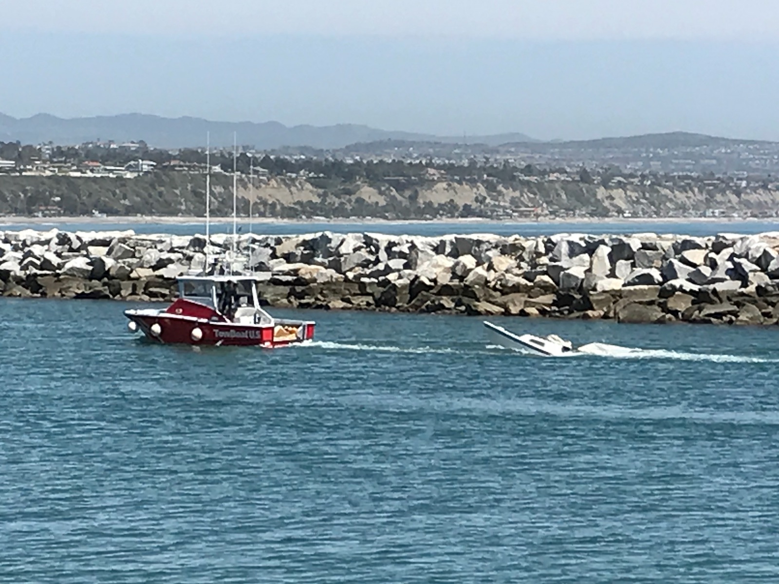 Injured sailor pulled from water after boat crashes into Dana Point ...