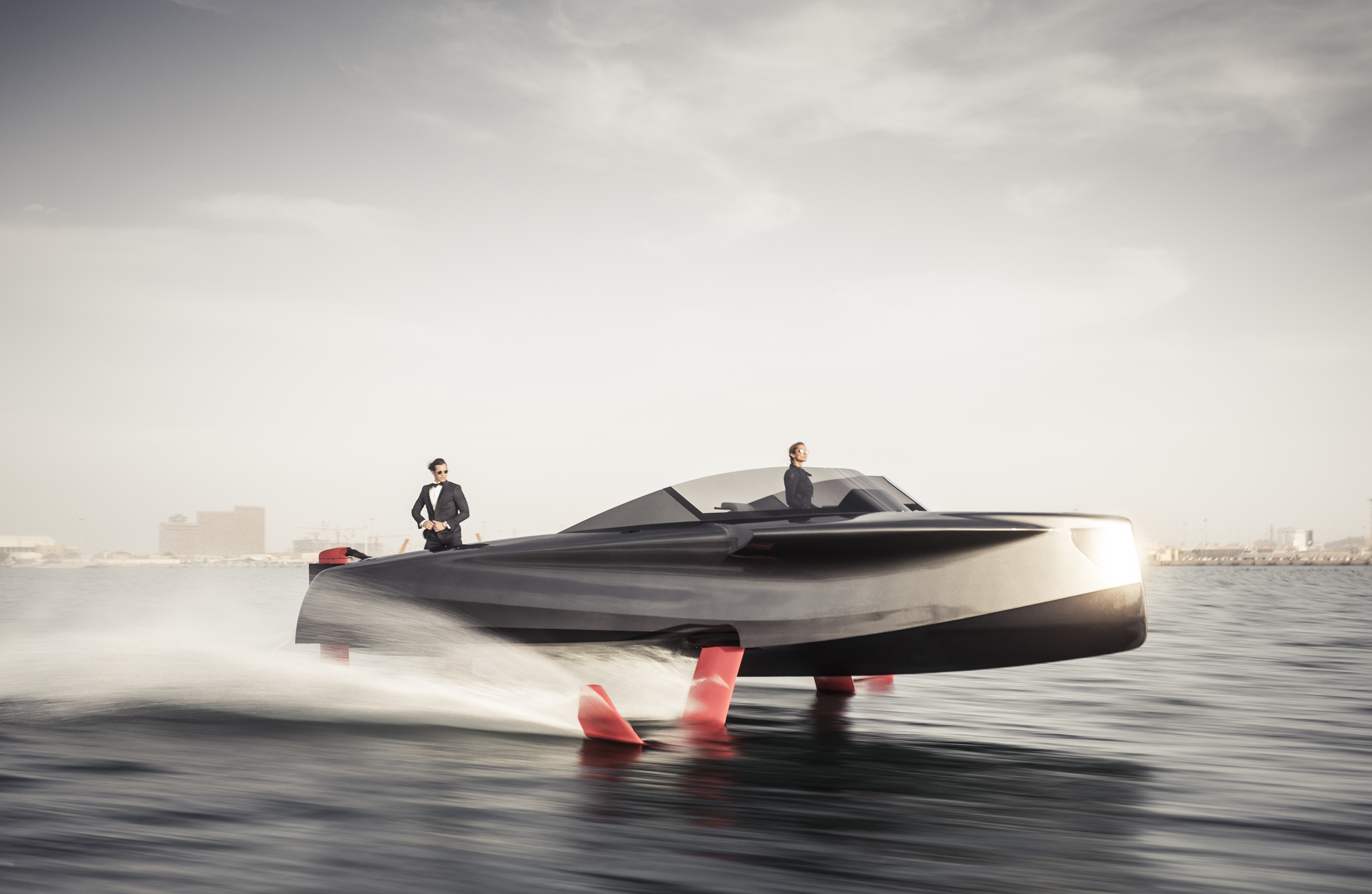 High-Tech Hydrofoilling Boat Raises The Bar On Speed, Style ...