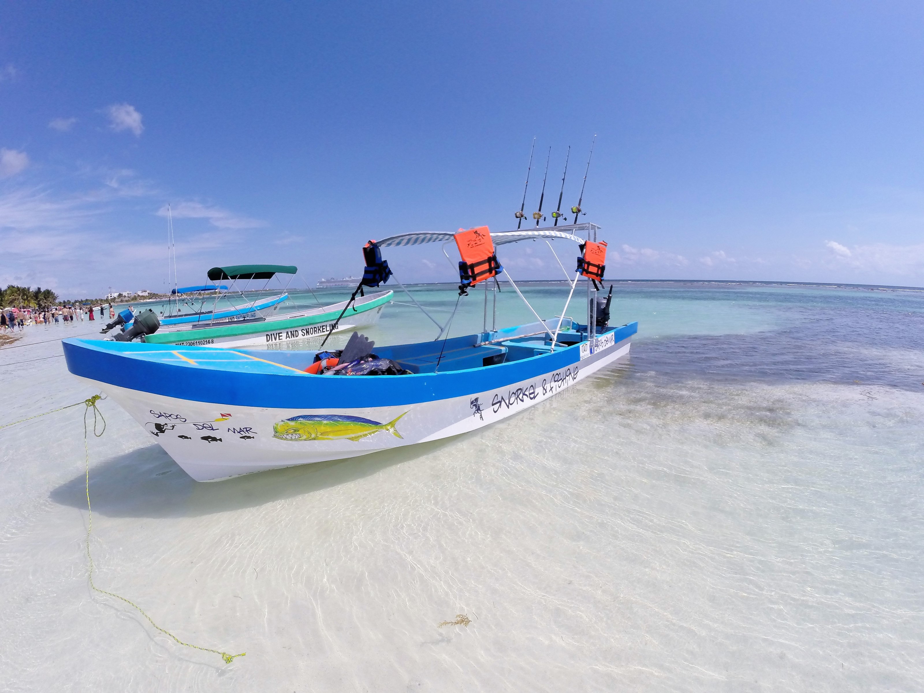 Boat Ride | Sapos del Mar - Snorkel and Fishing Costa Maya