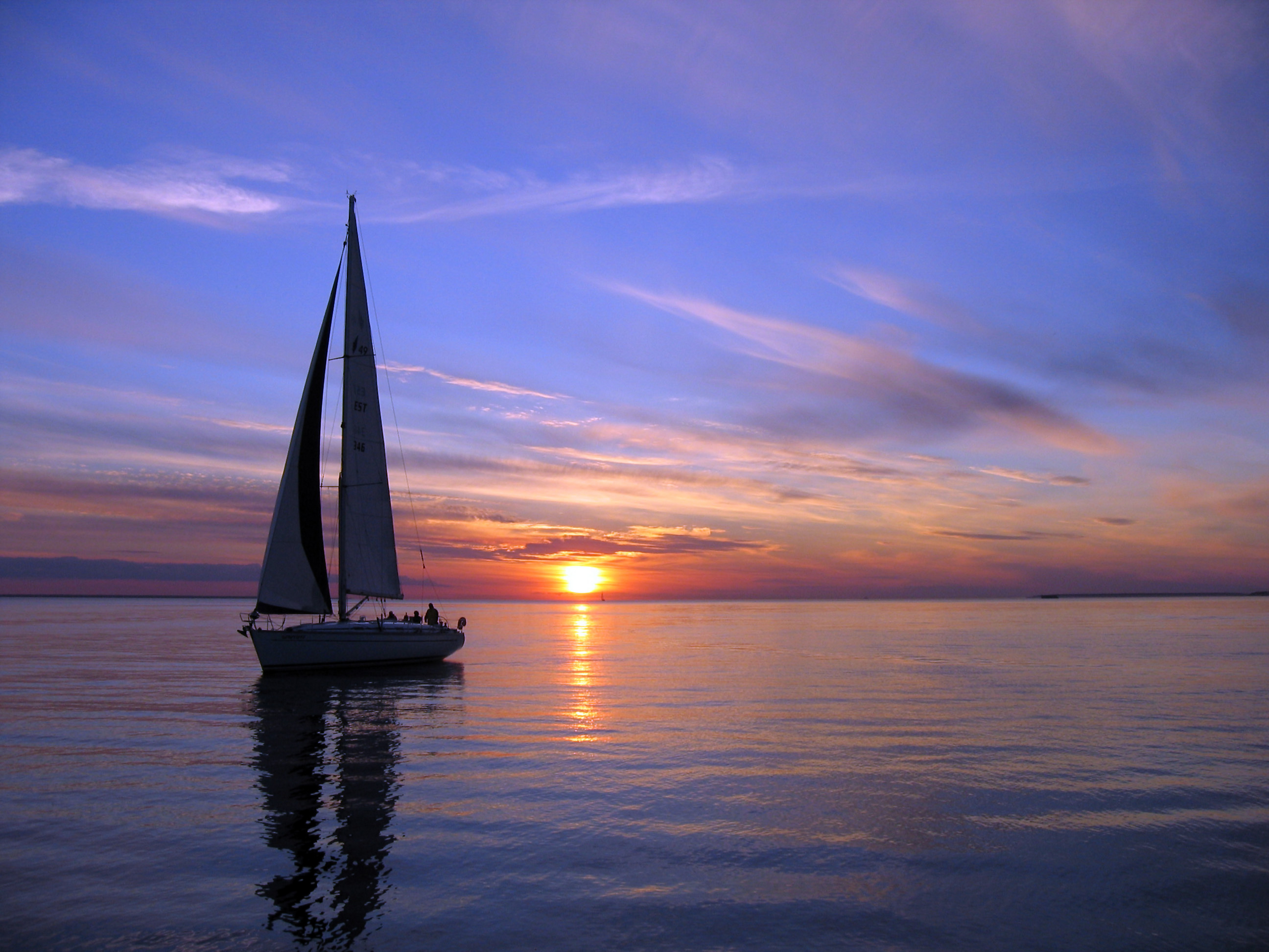 Sunset Boat - SanDiegoSailing.com