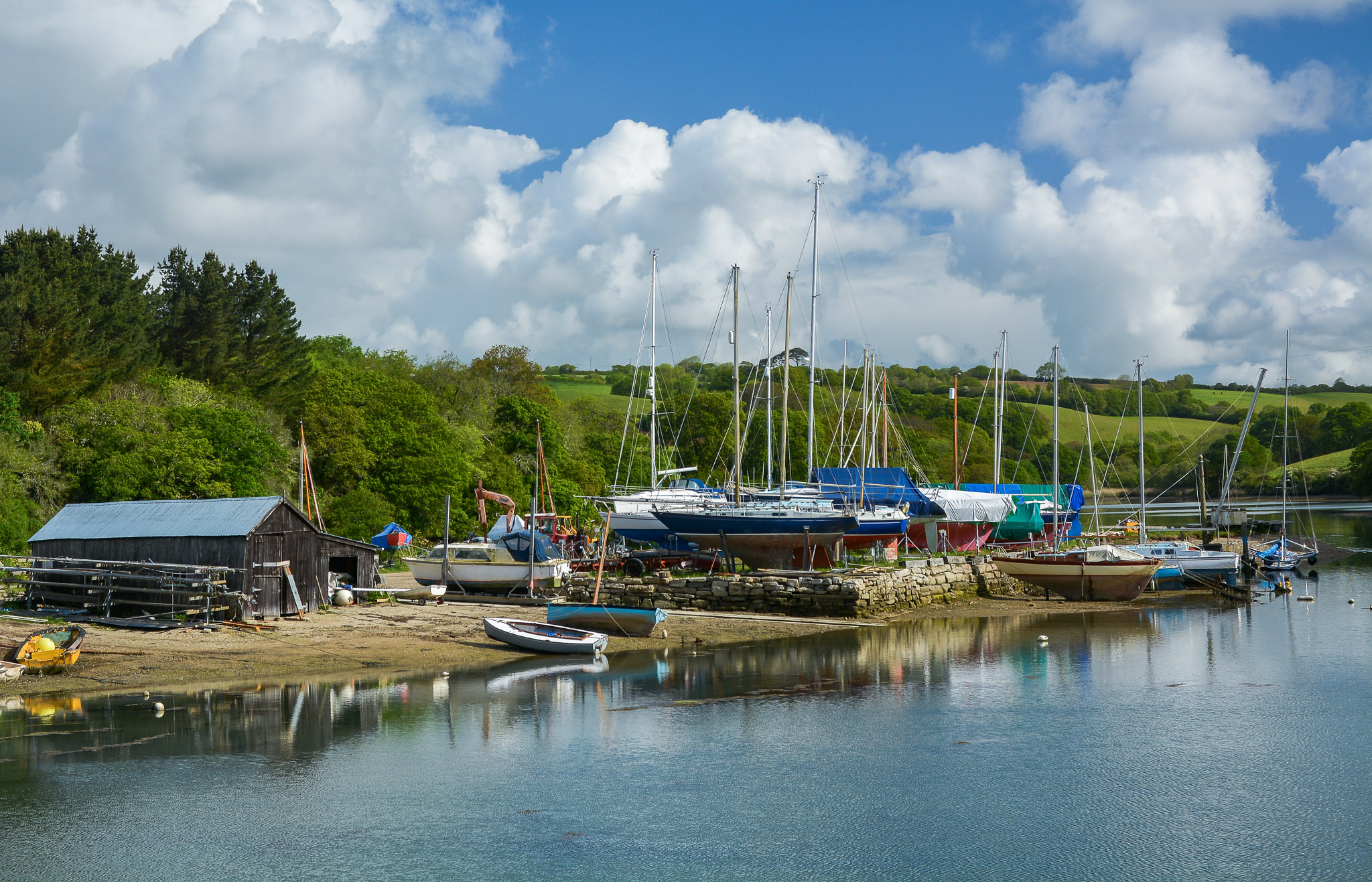 Boat yard photo