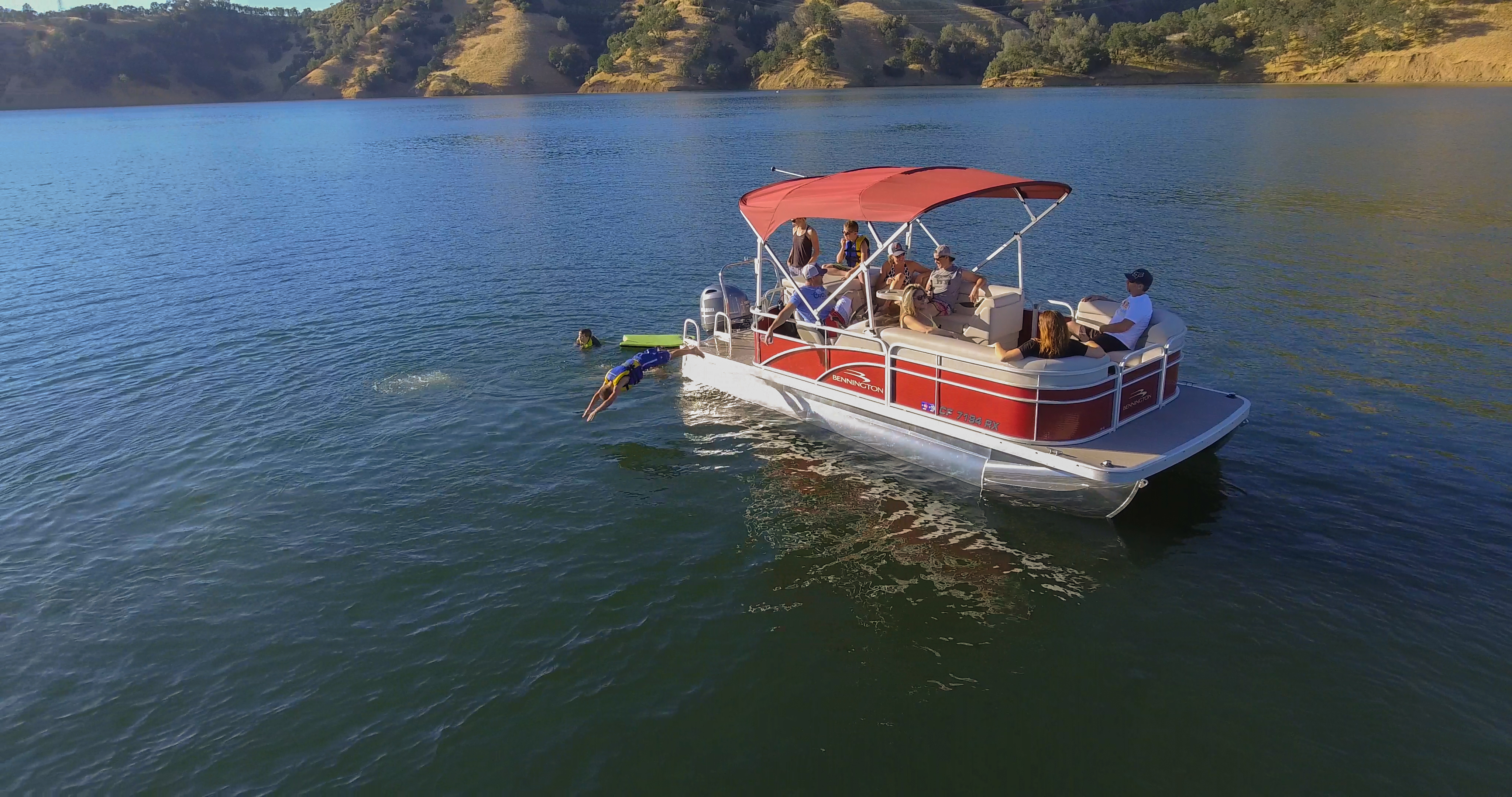 Lake Berryessa Pontoon Boat Rental | Berryessa Water Sports