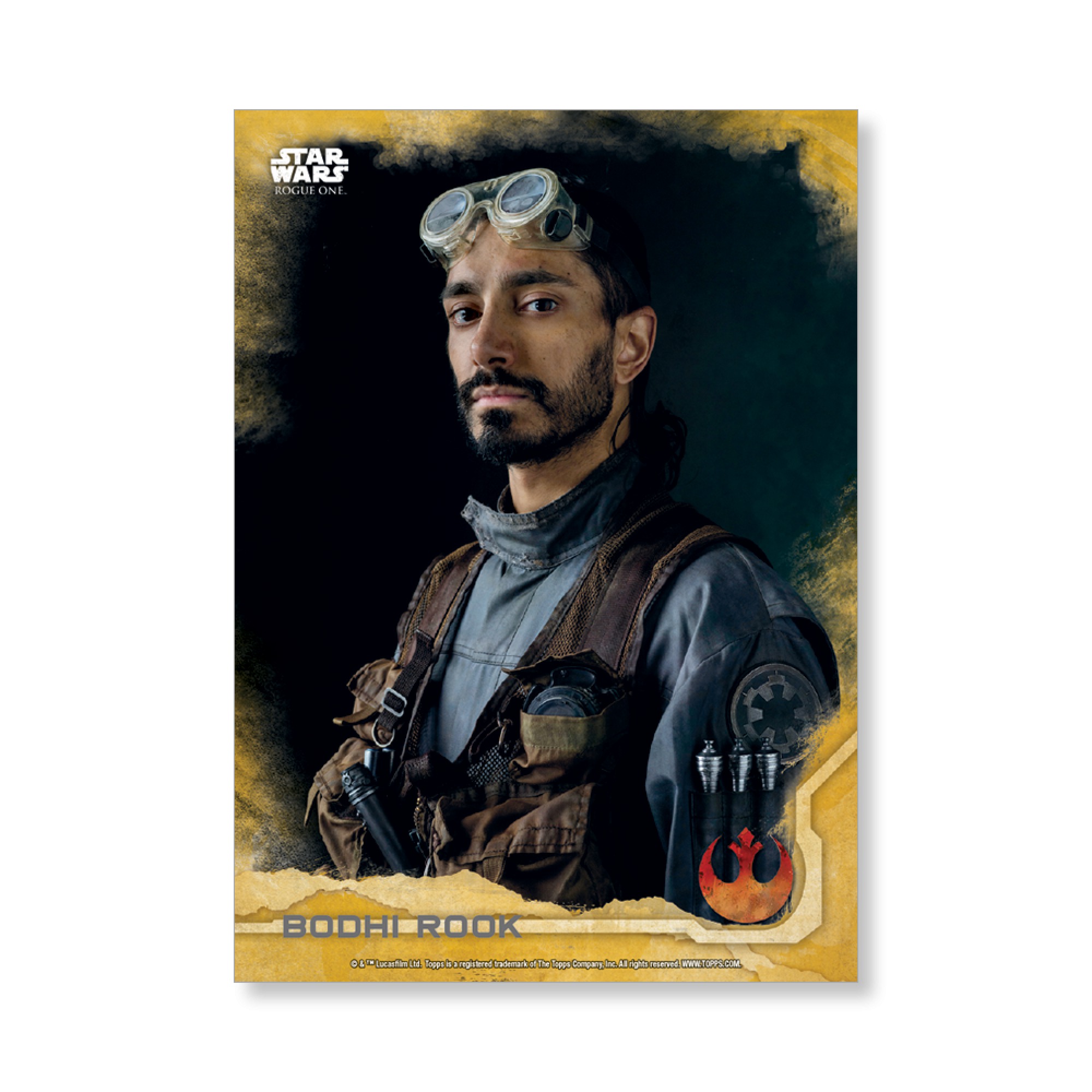Bodhi Rook 2016 Star Wars Rogue One Series One Base Poster Gold Ed ...