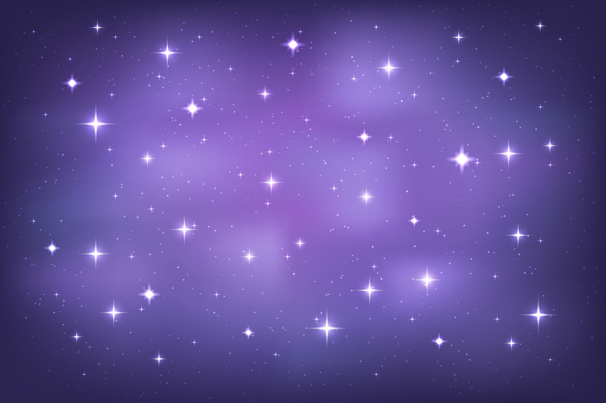 Purple Vast Universe Starry Sky Bokeh Background For Baby Backdrop ...