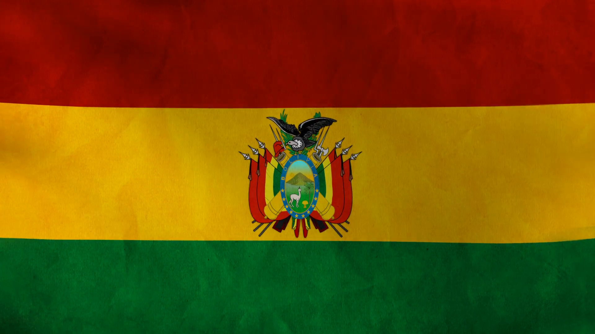 National flag of Bolivia grunge background Motion Background ...