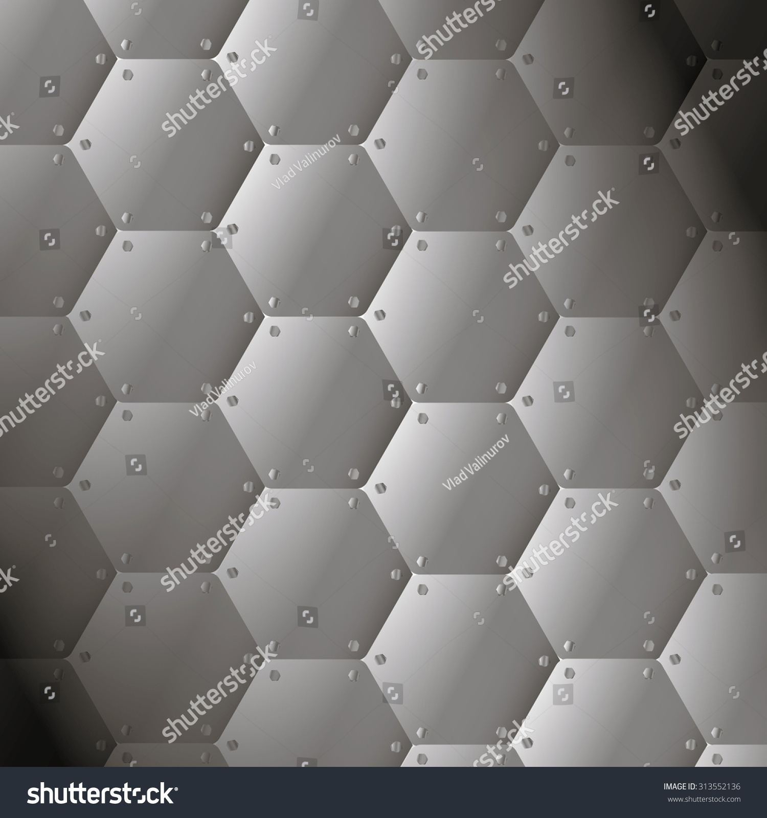 Steel Plates Bolted Gray Stock Vector 313552136 - Shutterstock