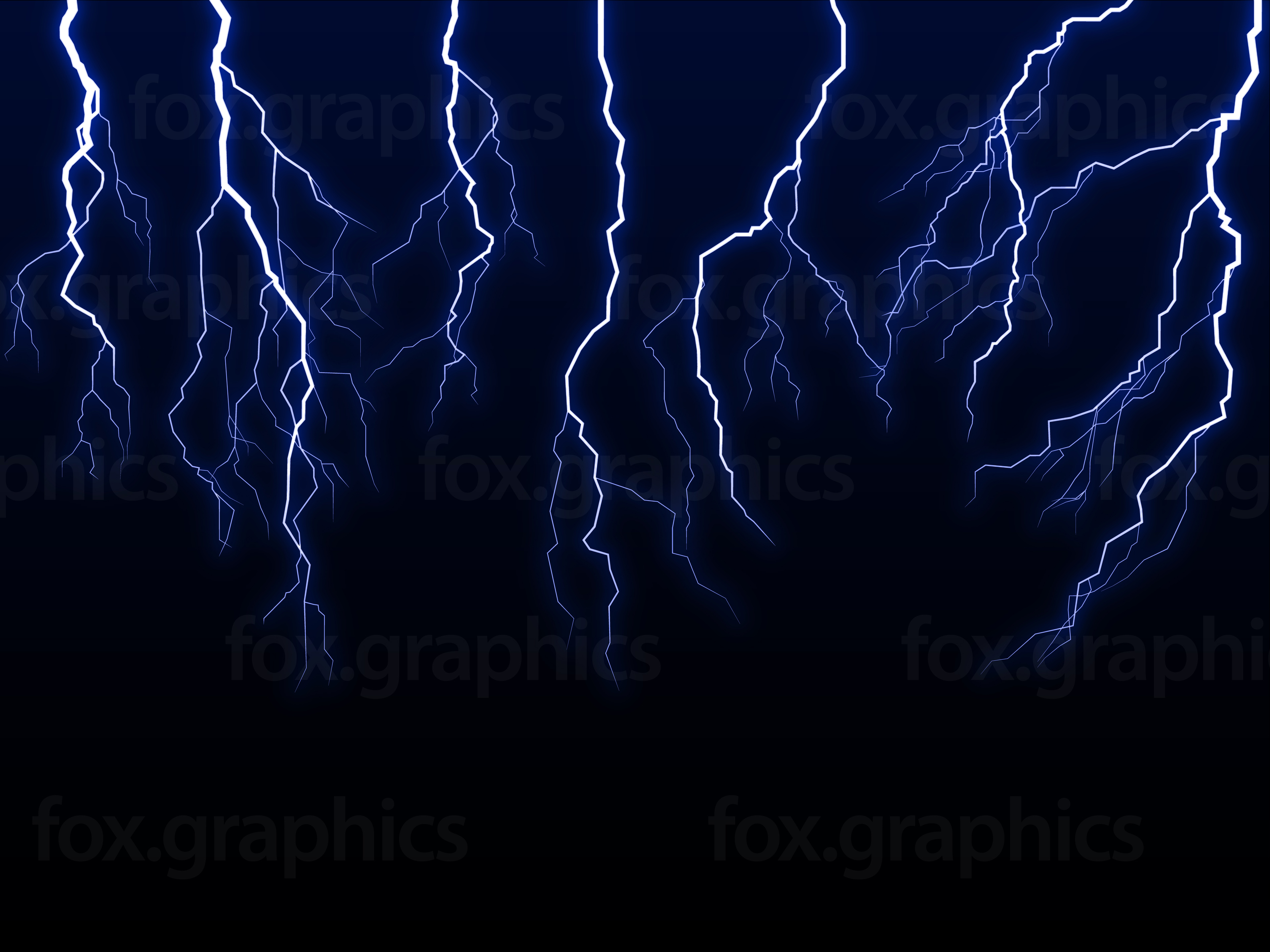 Lightning bolts, vector - Fox Graphics